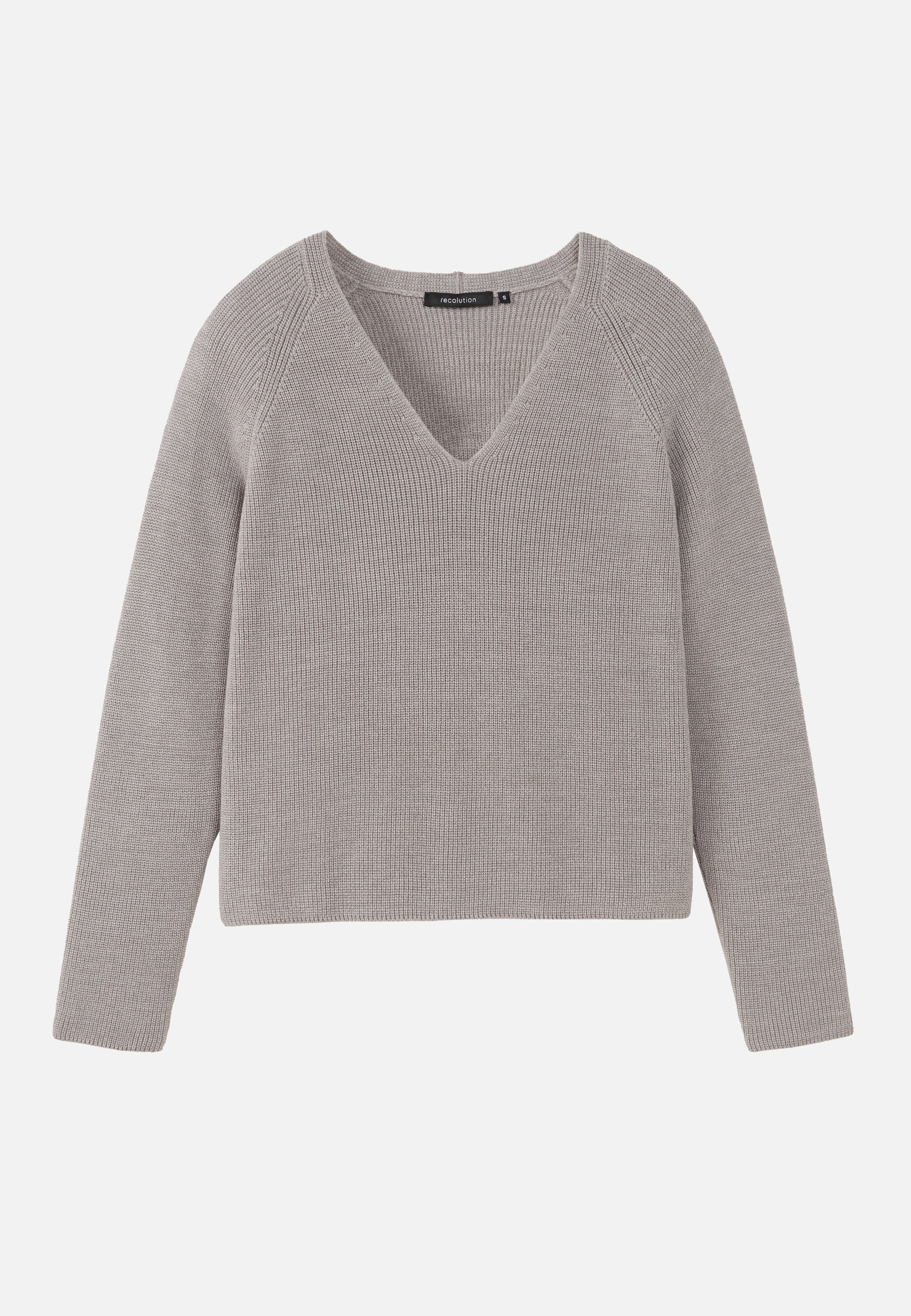 Recolution womens vegan Sweater Arugula Greige