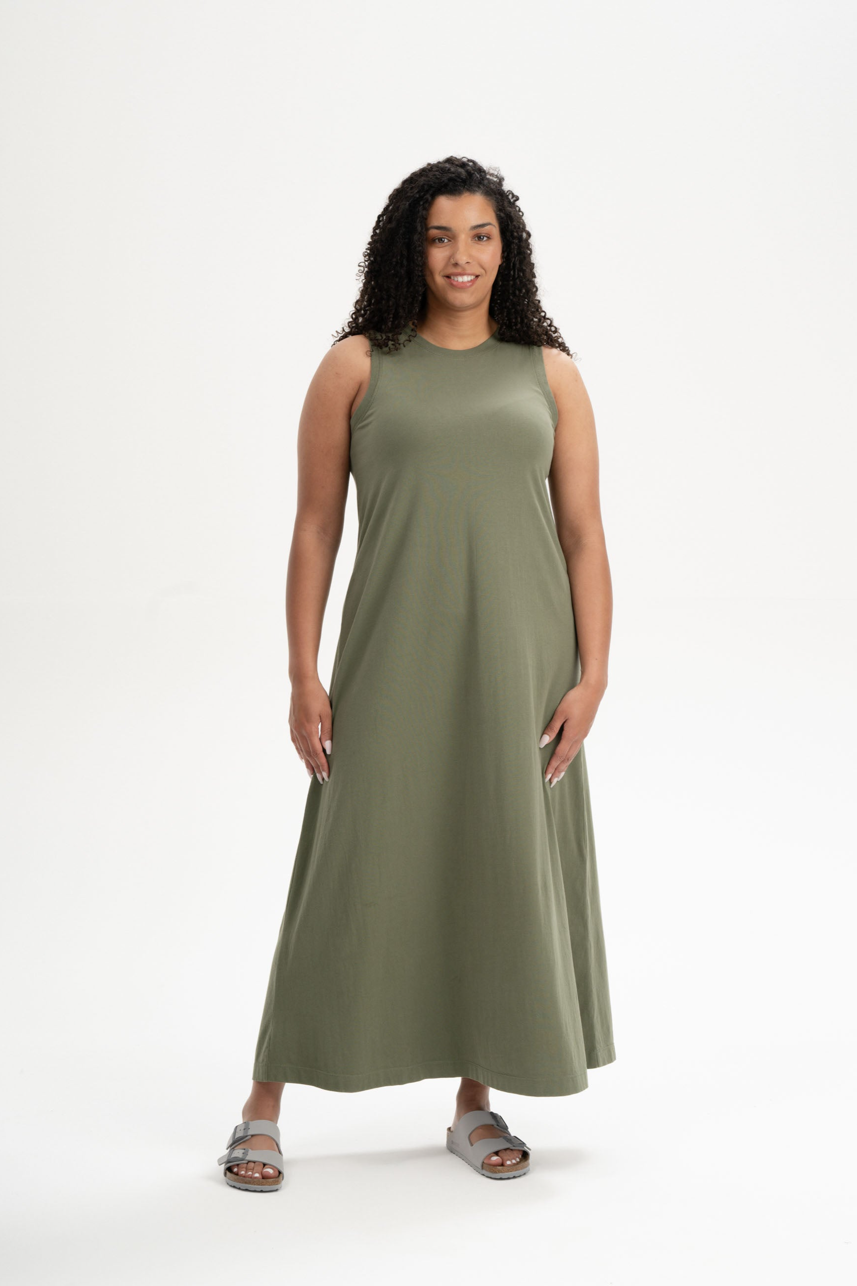 Image of MELA dames vegan Maxi-Jurk Mahika Thyme