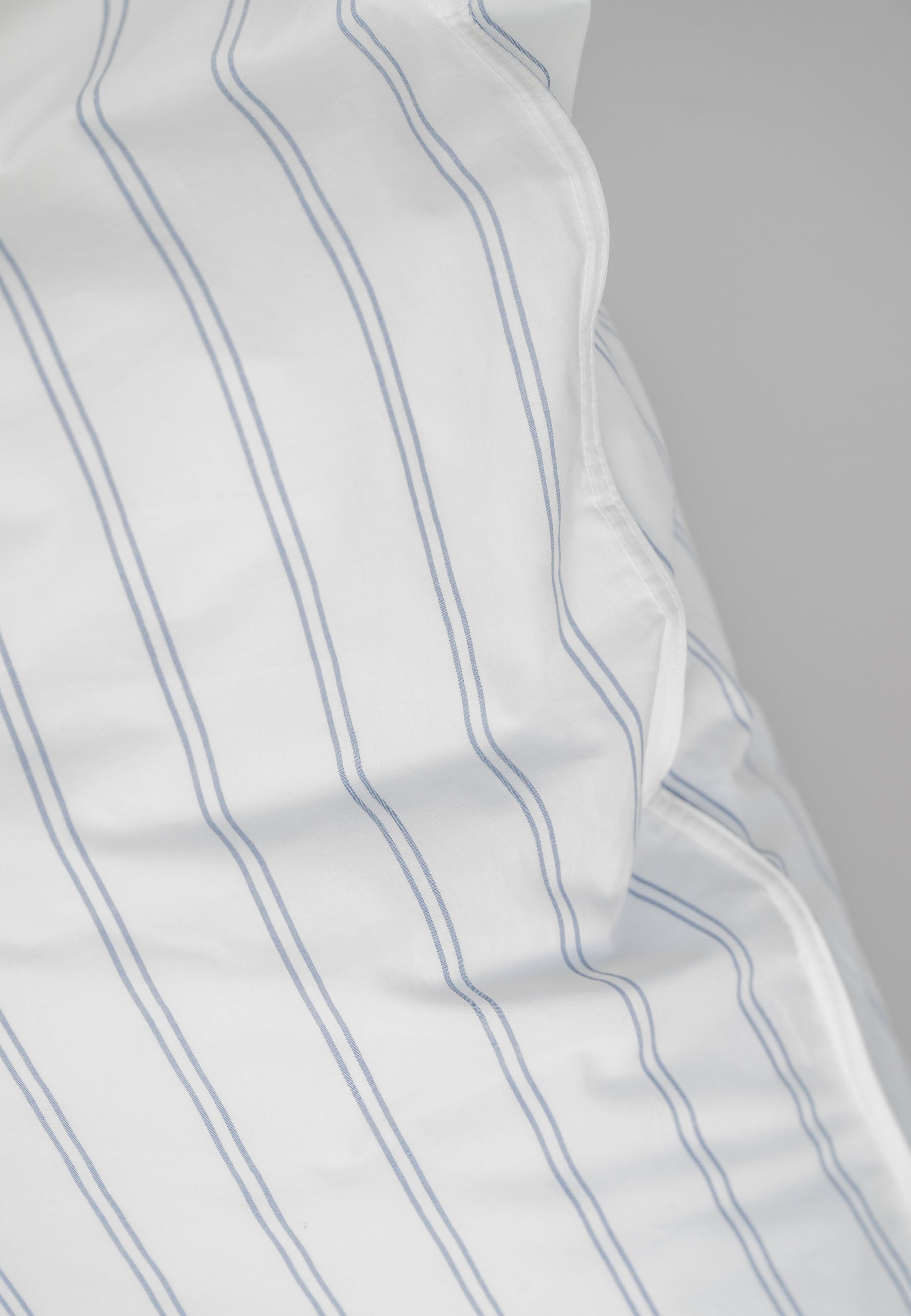 MELA unisex vegan Bedding Set Bhanu Stripes White & Blue