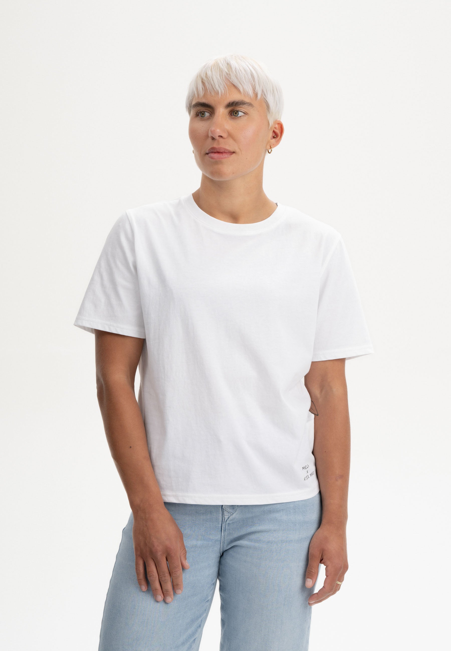 MELA T-Shirt Artist Edition Atelier Mave White Secret Lake