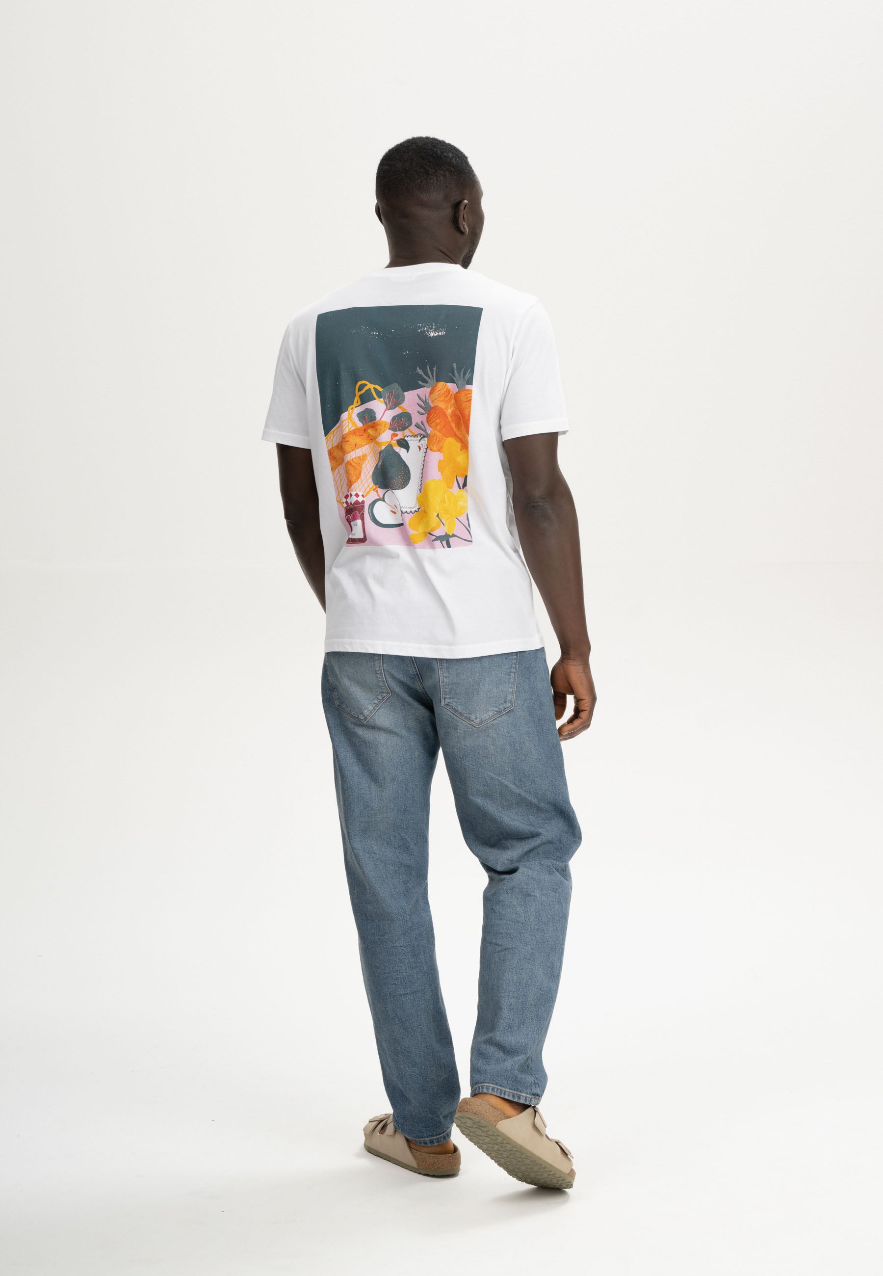 MELA T-Shirt Artist Edition Atelier Mave White Print Picnic