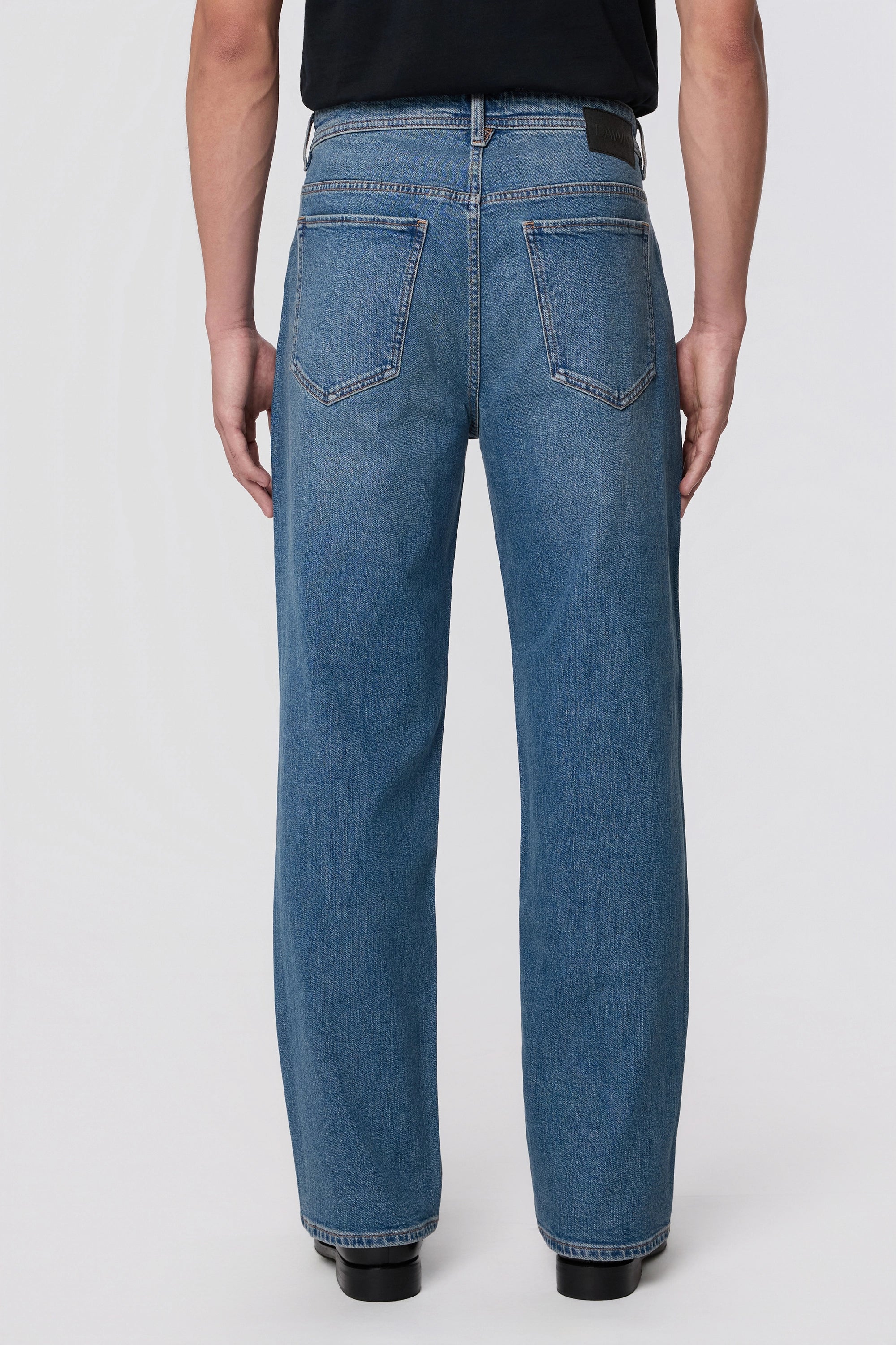 Dawn Jeans Vega Relaxed Straight Vintage  Blauw