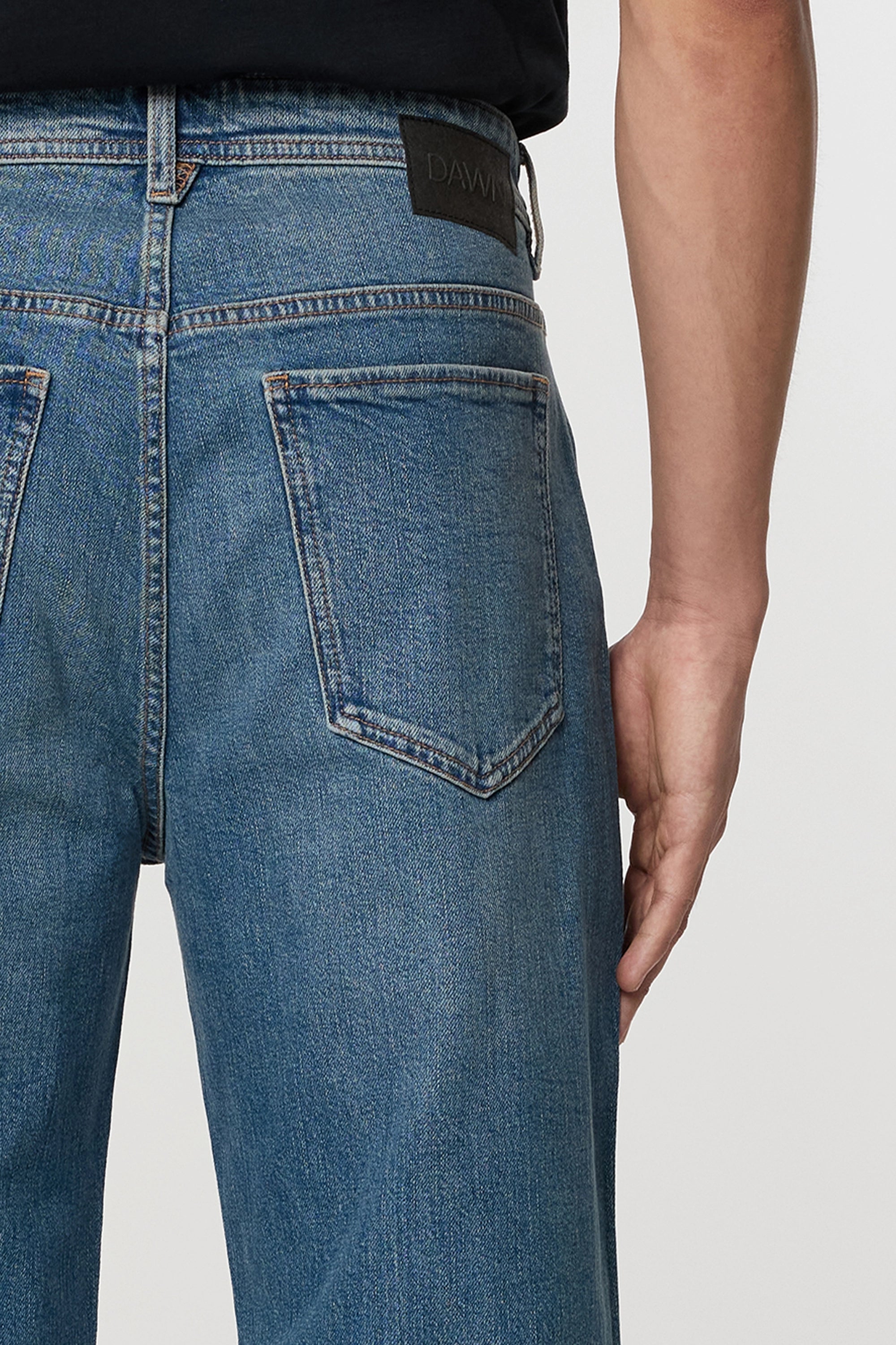 Dawn Jeans Vega Relaxed Straight Vintage  Blauw