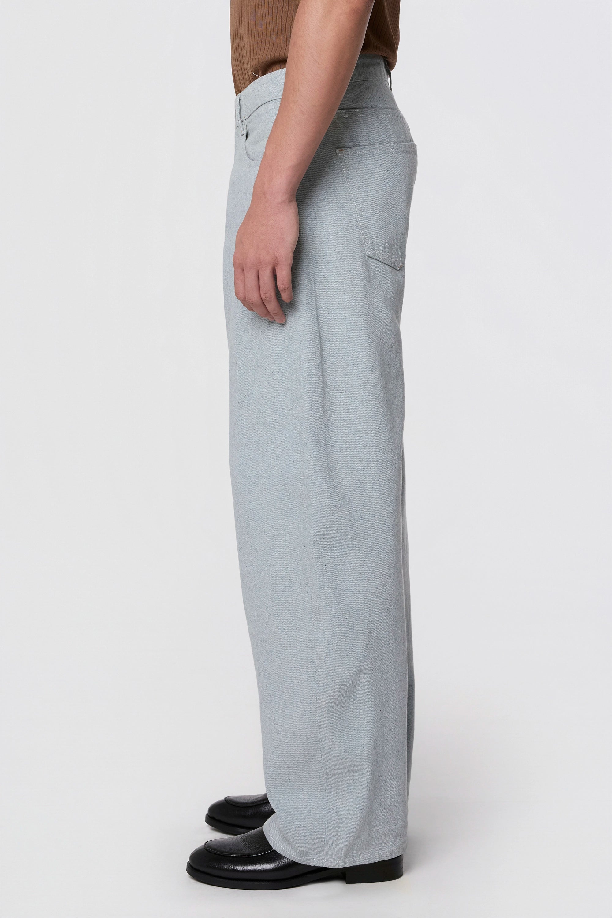 Dawn Jeans Ash Barrel Leg, Gerecycled Blauw