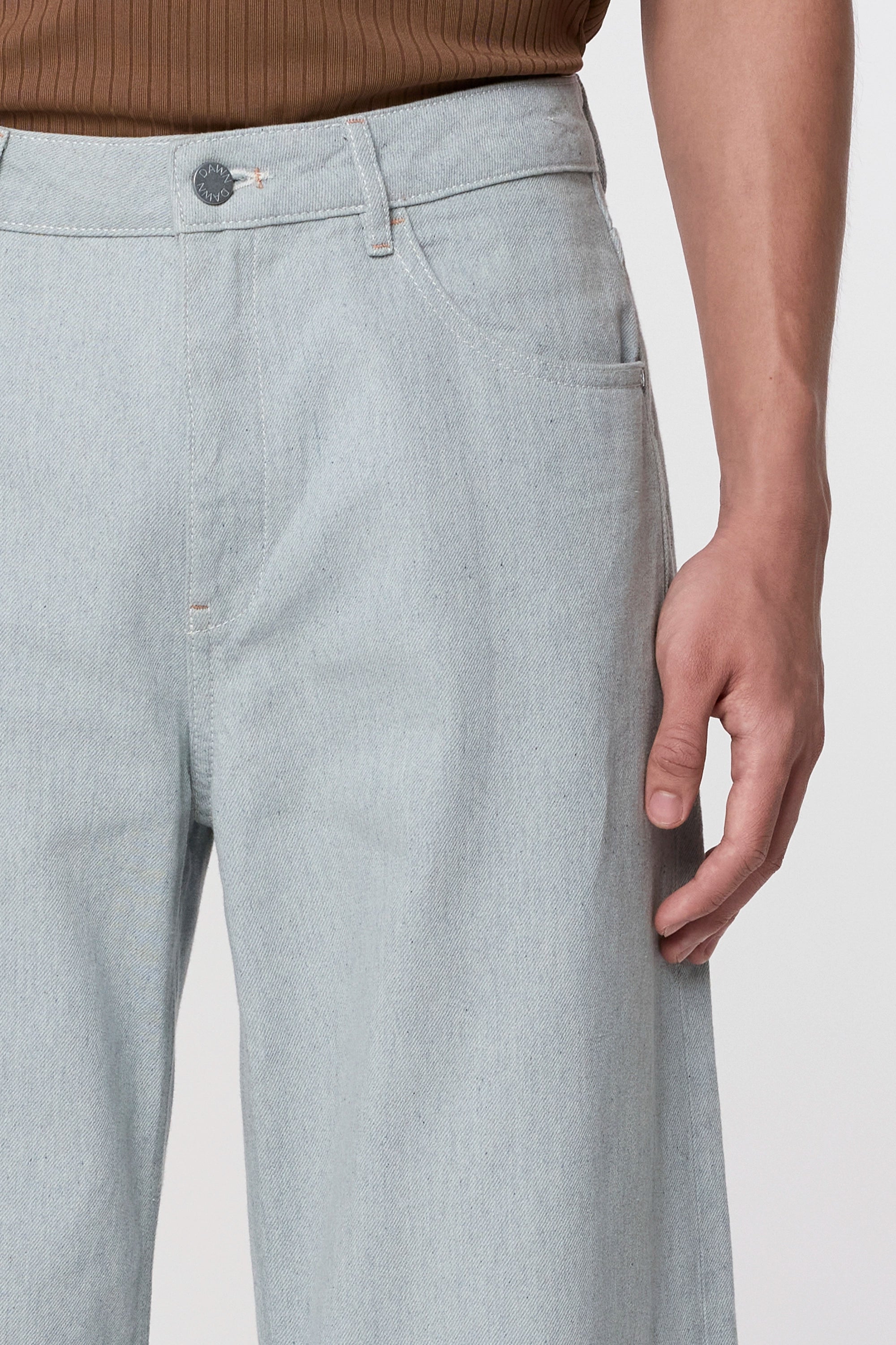 Dawn Jeans Ash Barrel Leg, Gerecycled Blauw