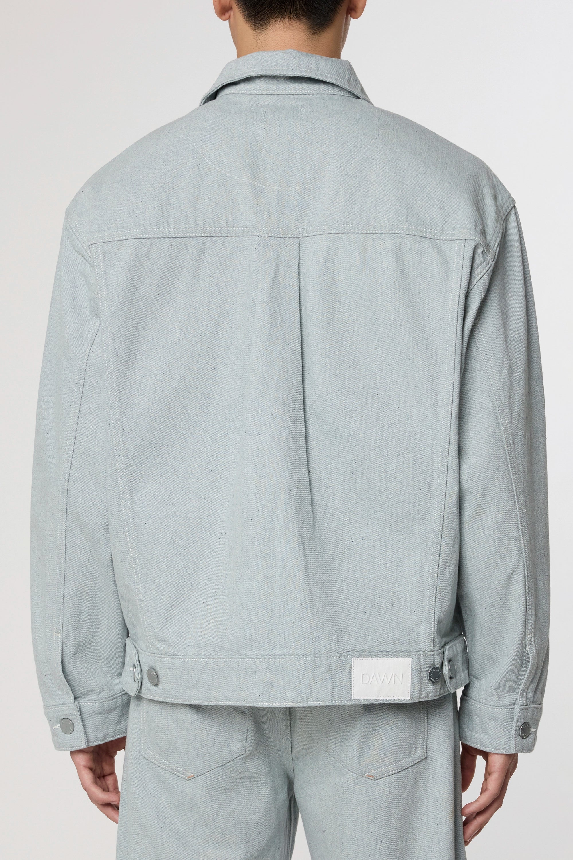 Dawn Denimjack Dune Boxy Van Gerecycled Blauw