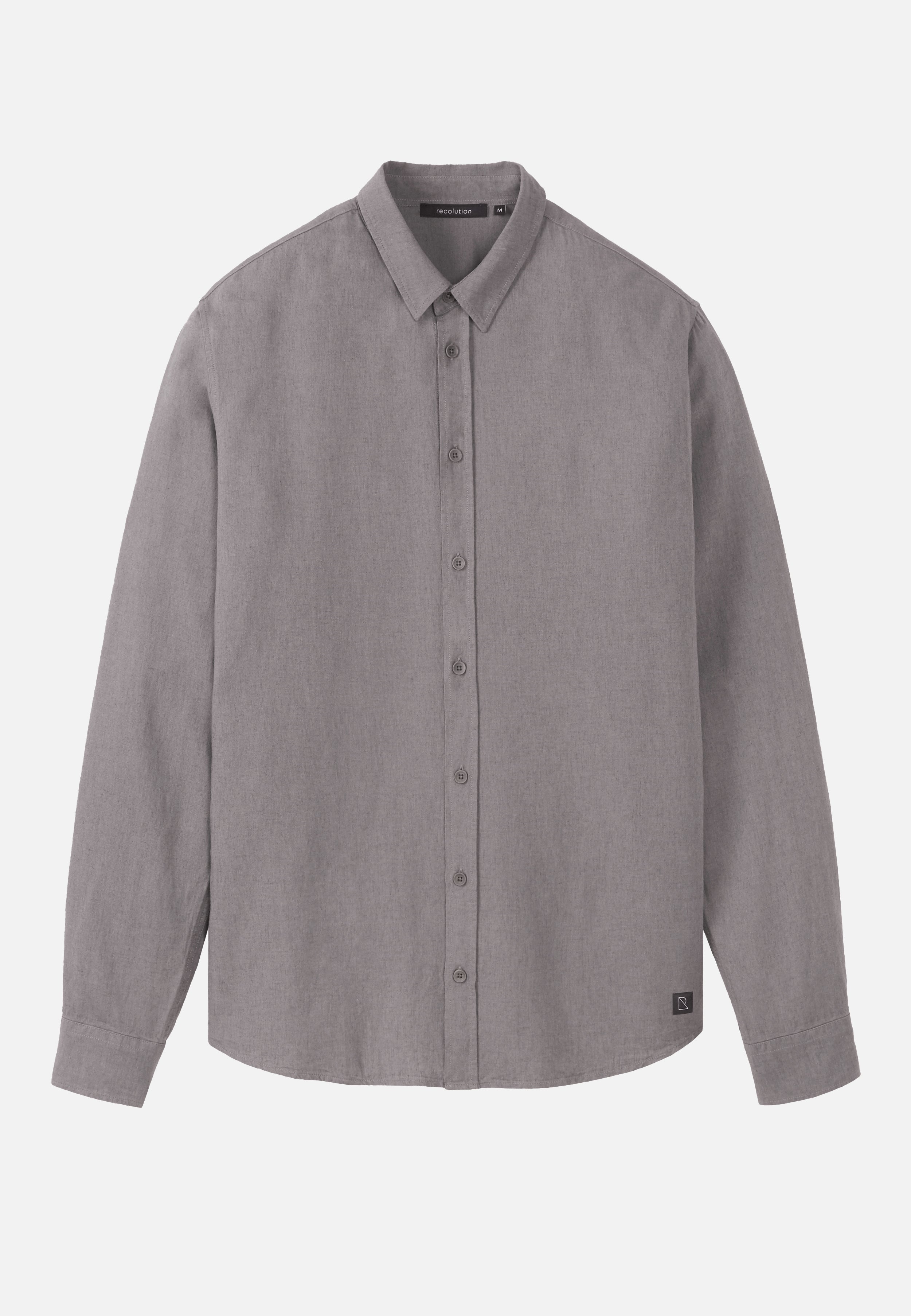 Recolution men vegan Shirt Nutmeg Greige