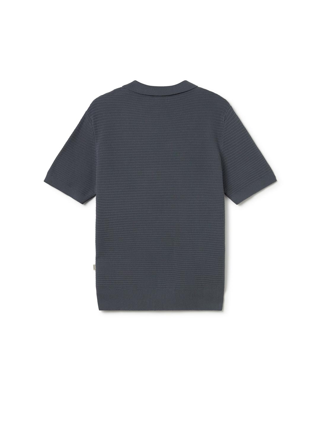 TWOTHIRDS men vegan Polo Shirt Coetivy Gunmetal Grey