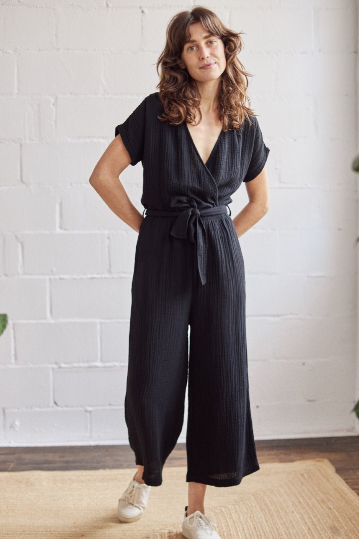 Image of TWOTHIRDS dames vegan Jumpsuit Patos Zwart