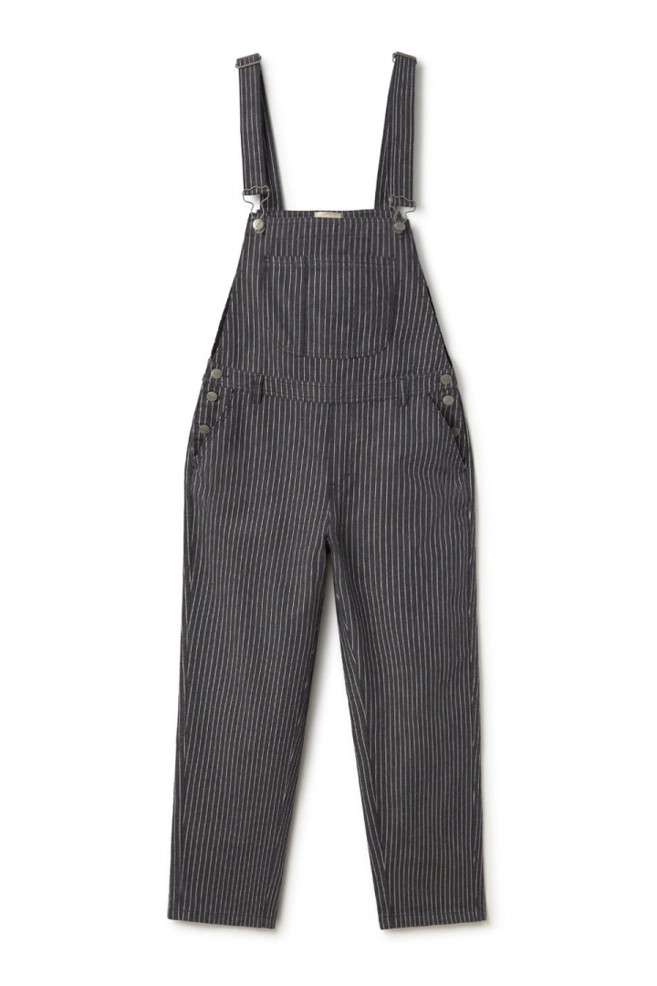 TWOTHIRDS Damen vegan Latzhose Portixol Streifen