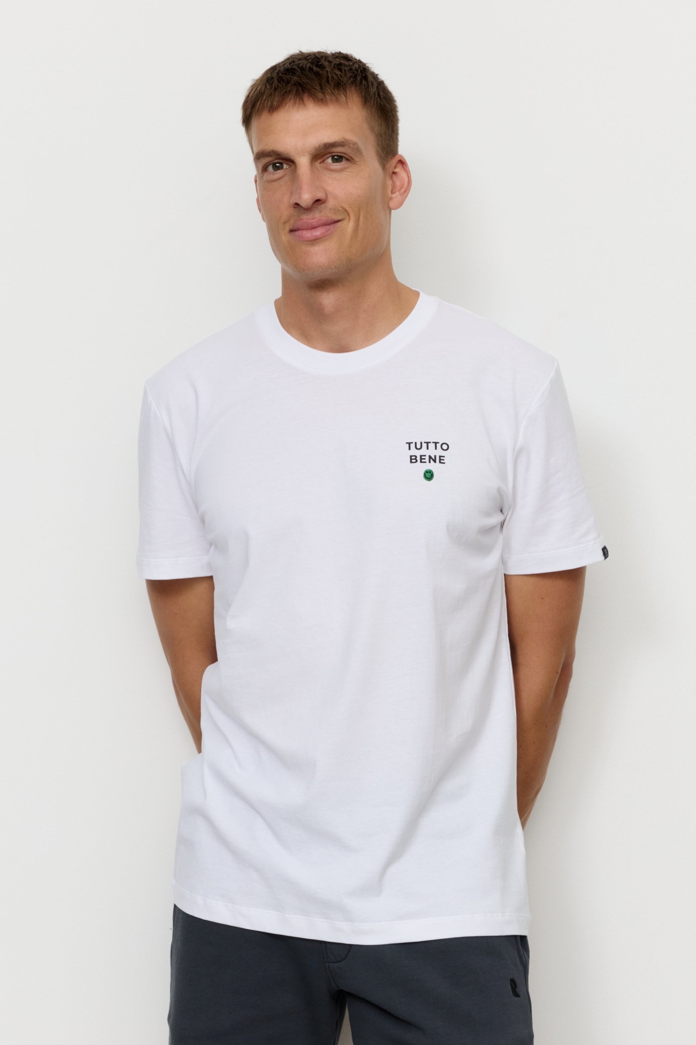 Recolution men vegan T-Shirt Agave Tutto Bene White