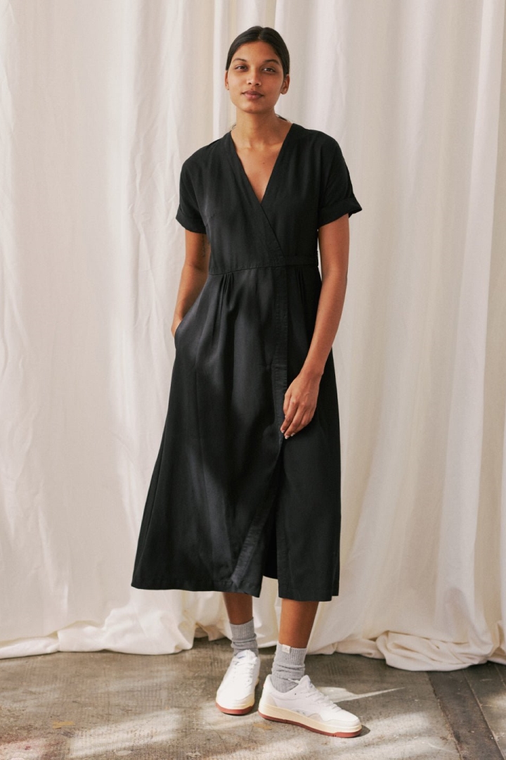 Image of TWOTHIRDS dames vegan Jurk Vanier Zwart