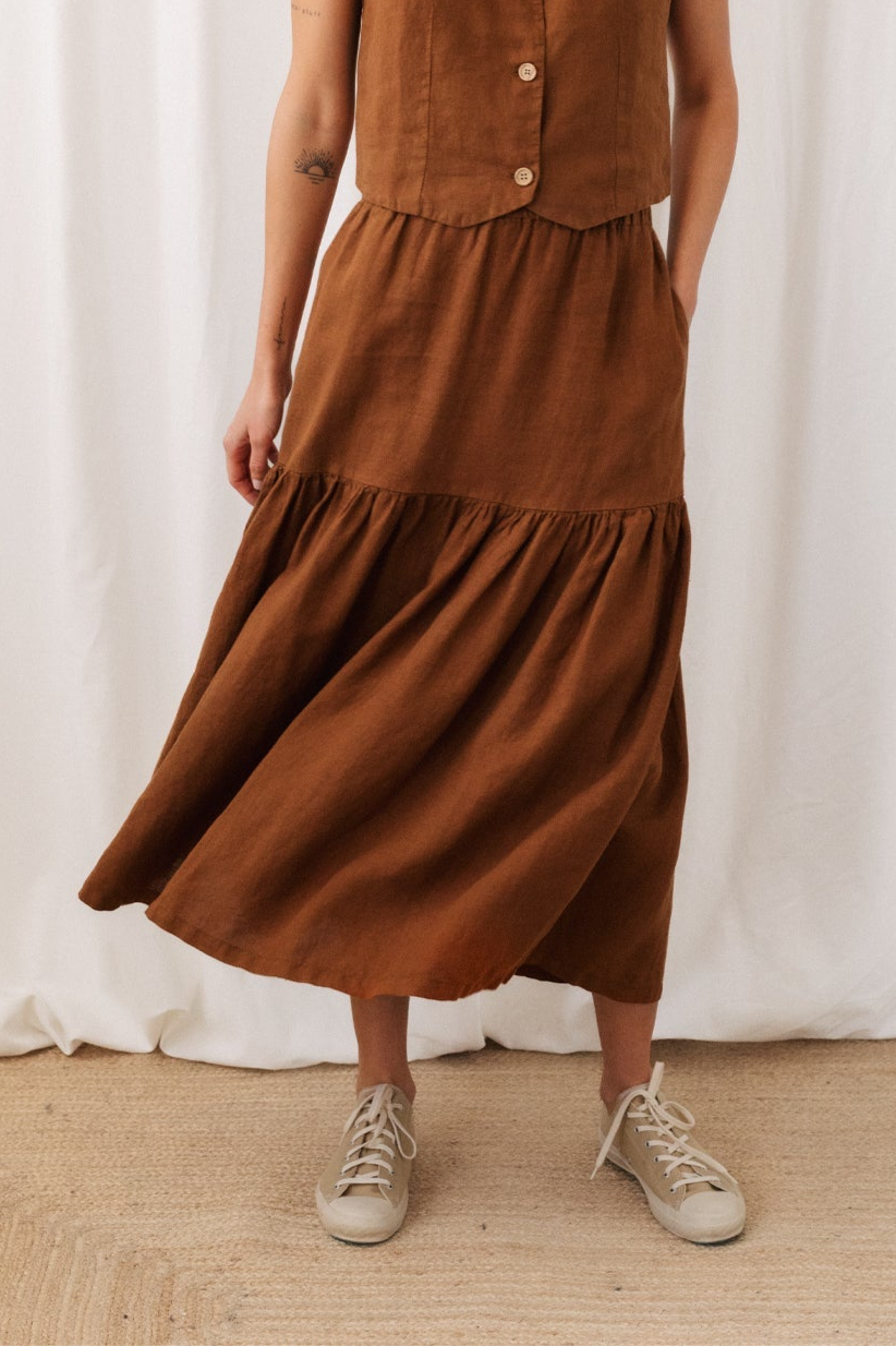 113144 - Damen vegan Rock Lehman Umber Braun