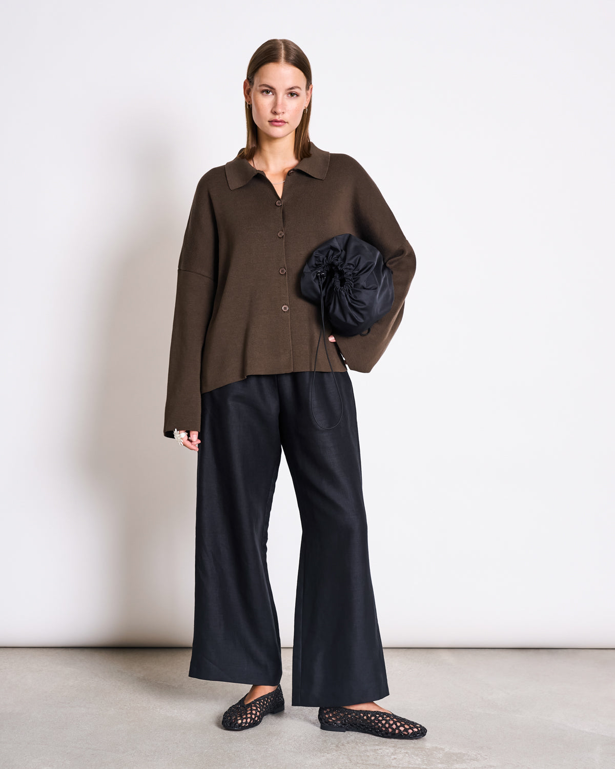 JAN 'N JUNE Cardigan Anjo Modderbruin