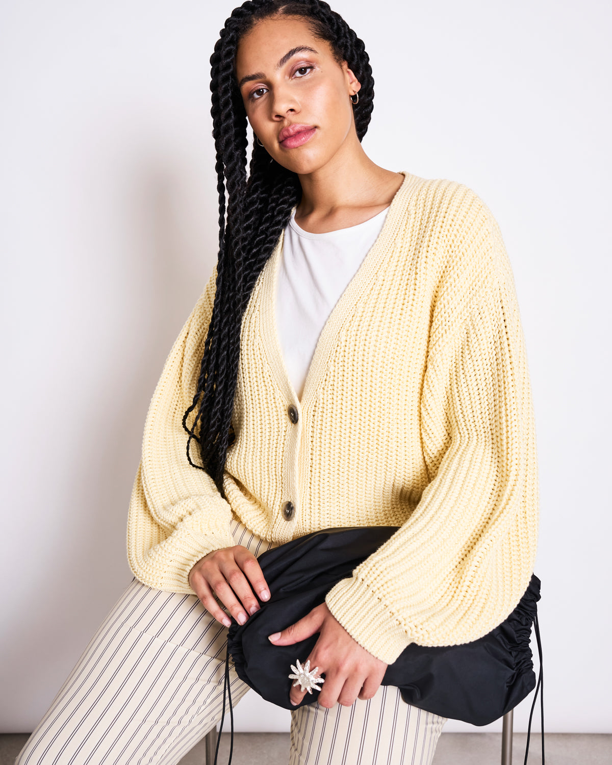 JAN 'N JUNE Cardigan Lena Geel