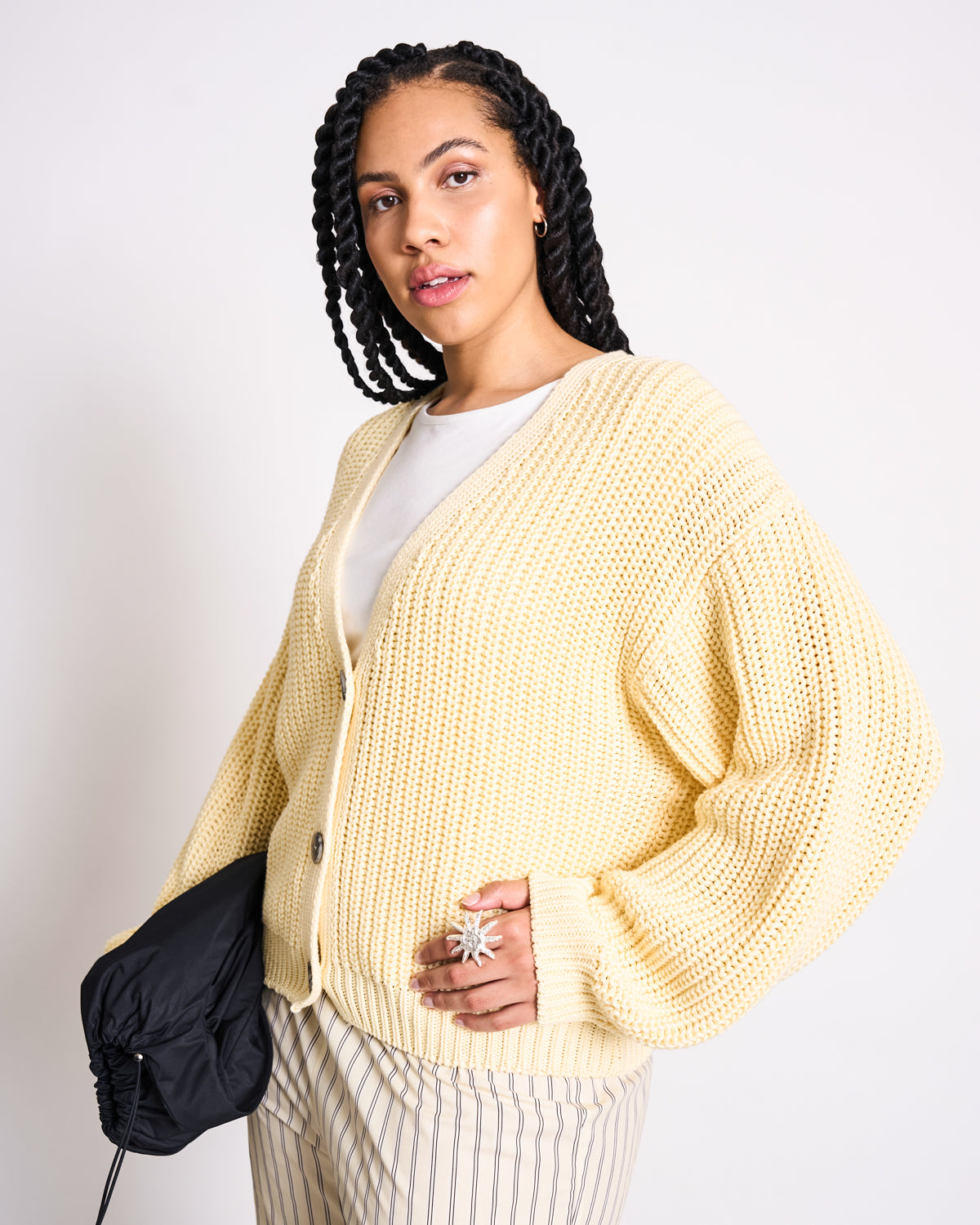 JAN 'N JUNE Cardigan Lena Geel