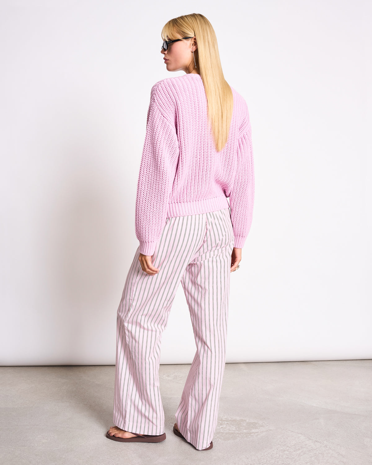 JAN 'N JUNE Cardigan Lena Licht Orchidee Roze