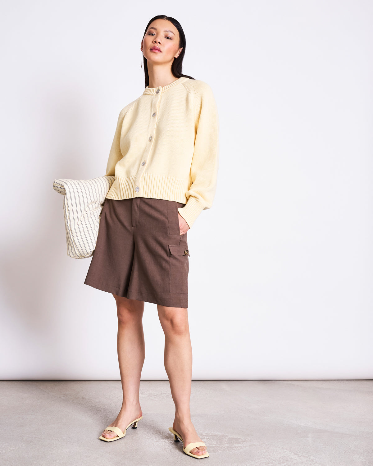 JAN 'N JUNE Cardigan Sivia Geel