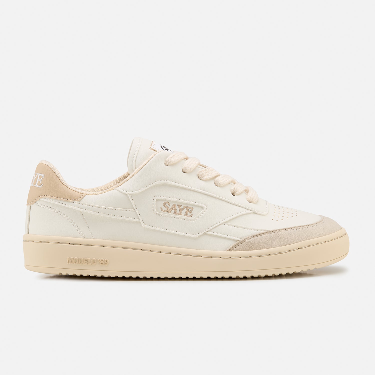SAYE men vegan Sneakers M89 Ground Barefoot Almond