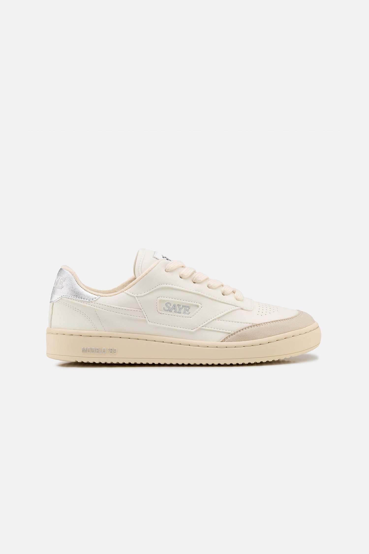 Image of SAYE mannen vegan Sneakers M89 Ground Barefoot Silver