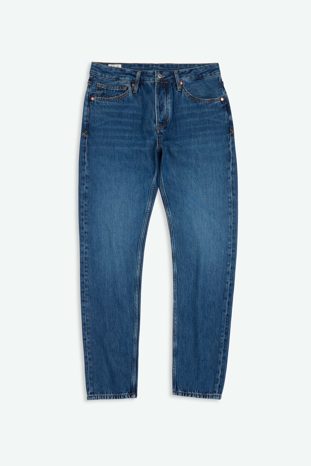 113205 - Kings of Indigo Herren vegan Jeans Jerrick Lewisboro Mid Faded Blau