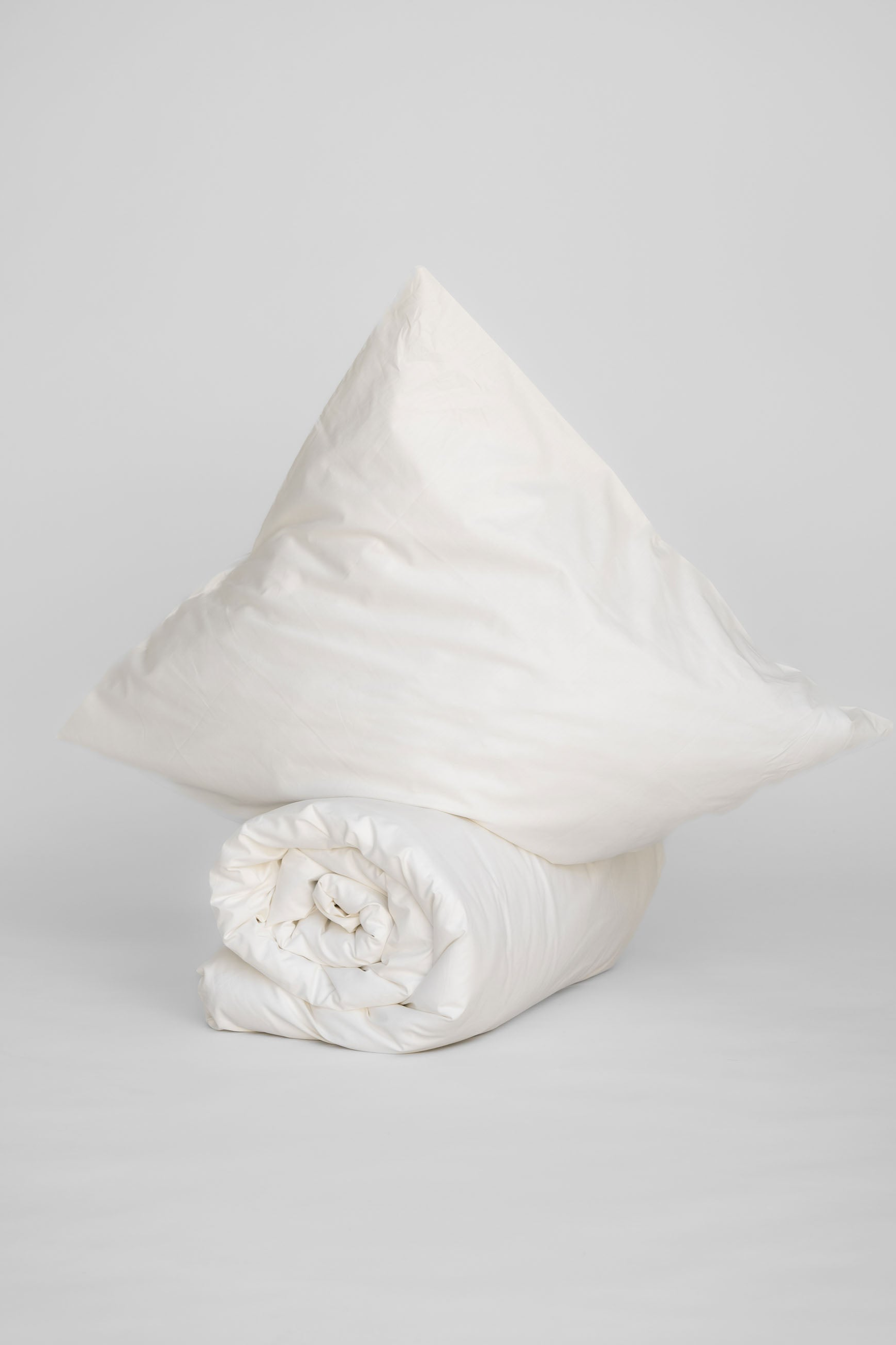 Image of MELA unisex vegan Beddengoedset Majuli Natuurlijk Wit