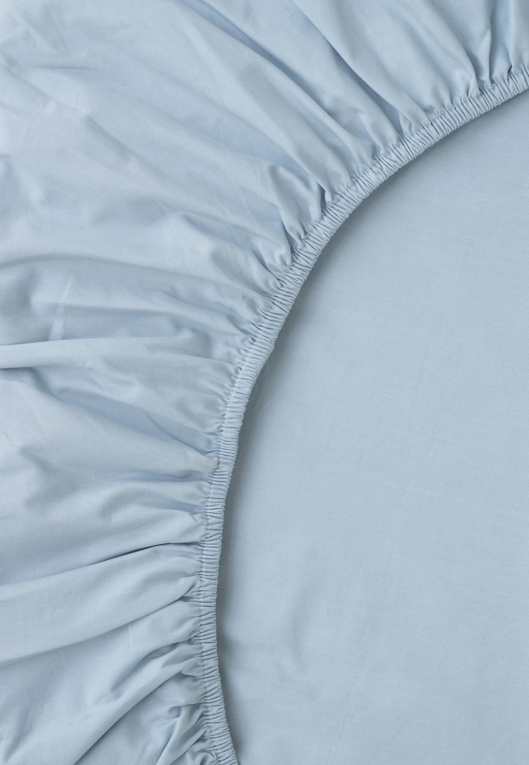 MELA unisex vegan Bed Sheet Percale Fitted Kasol Cloudy Blue