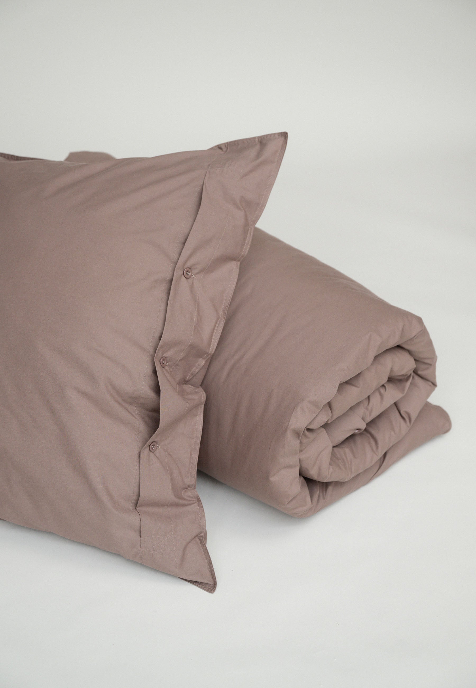 MELA unisex vegan Bedding Set Bhanu Percale Mocha