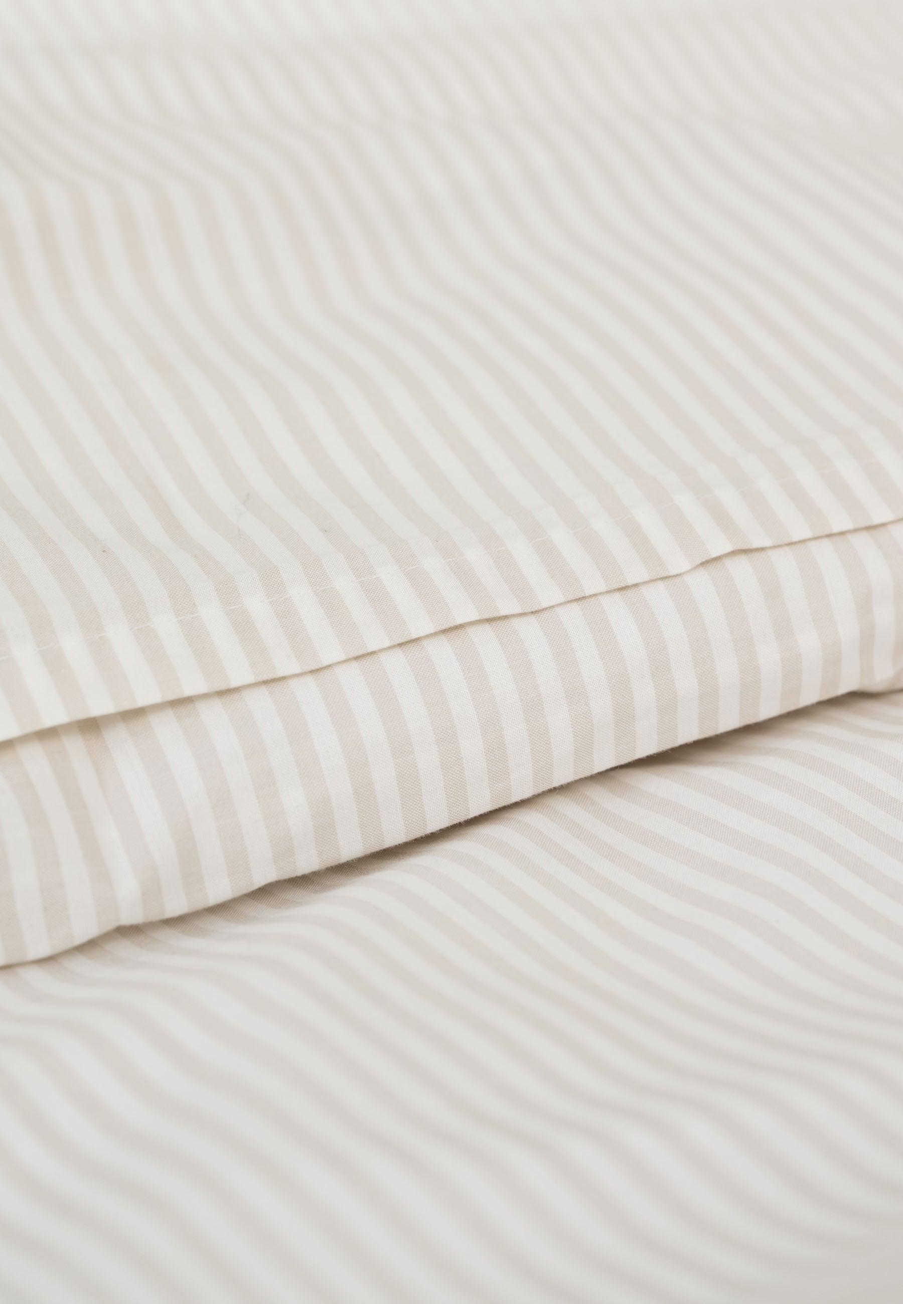 MELA unisex vegan Bedding Set Majuli Birch/Natural White Stripes