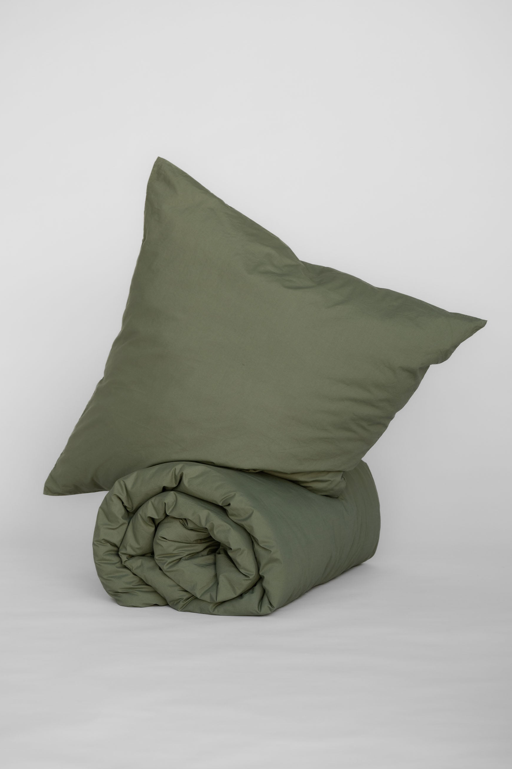 Image of MELA unisex vegan Beddengoedset Majuli Herb Green