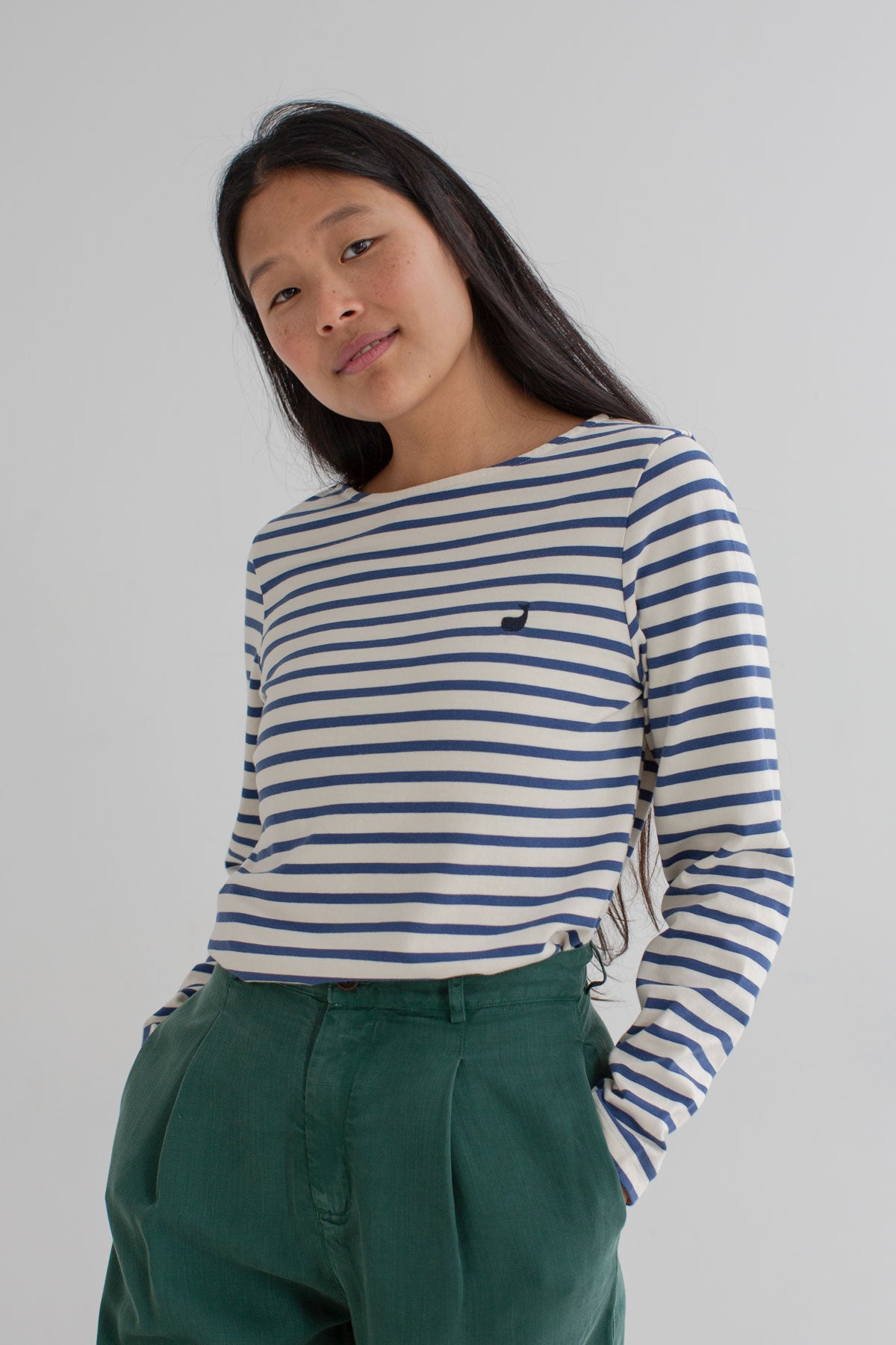 TWOTHIRDS Damen vegan Top Martinica Heidelbeere