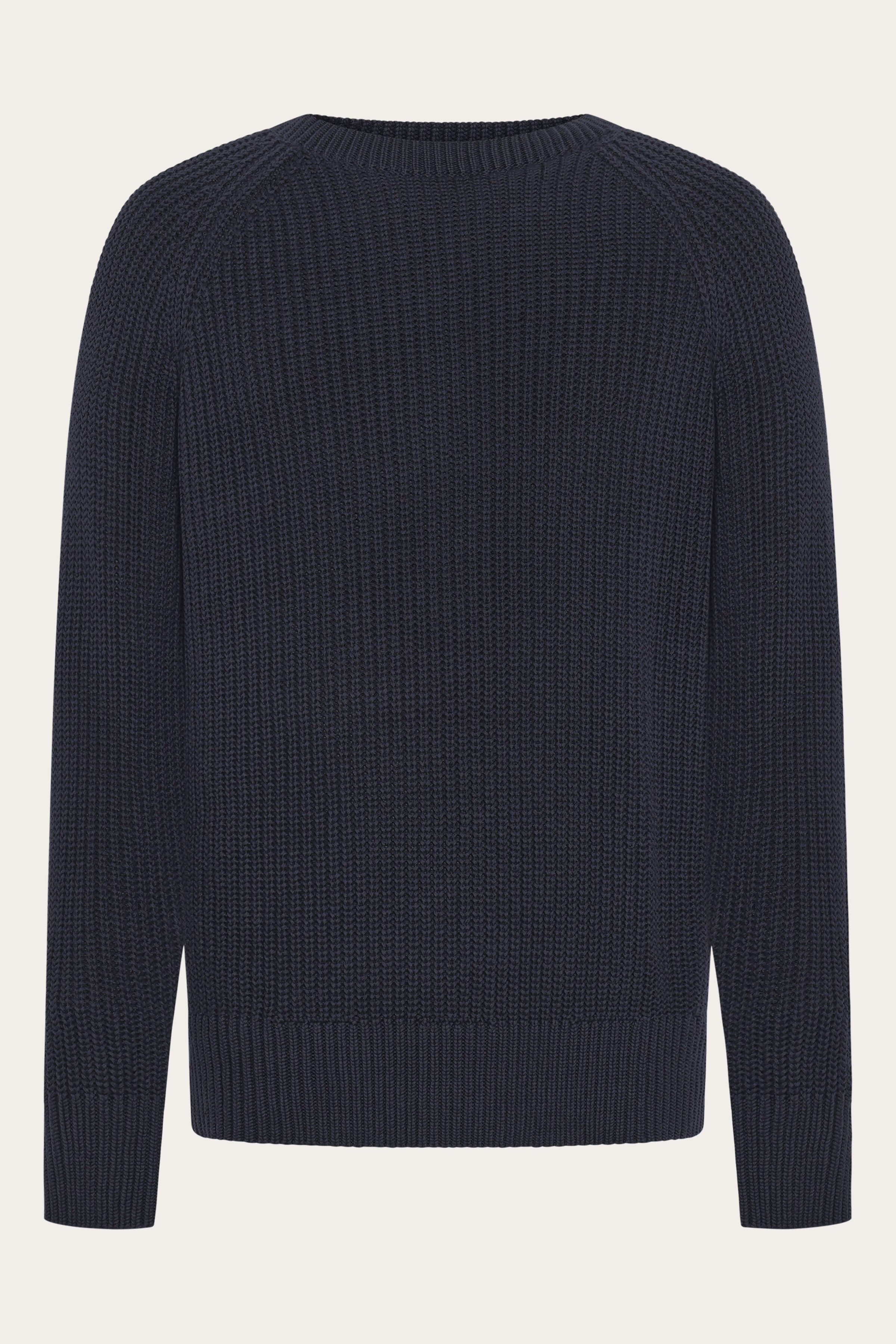 Image of KnowledgeCotton Apparel mannen vegan Gebreide Trui Voor Heren, Raglanmodel, Night Sky Navy