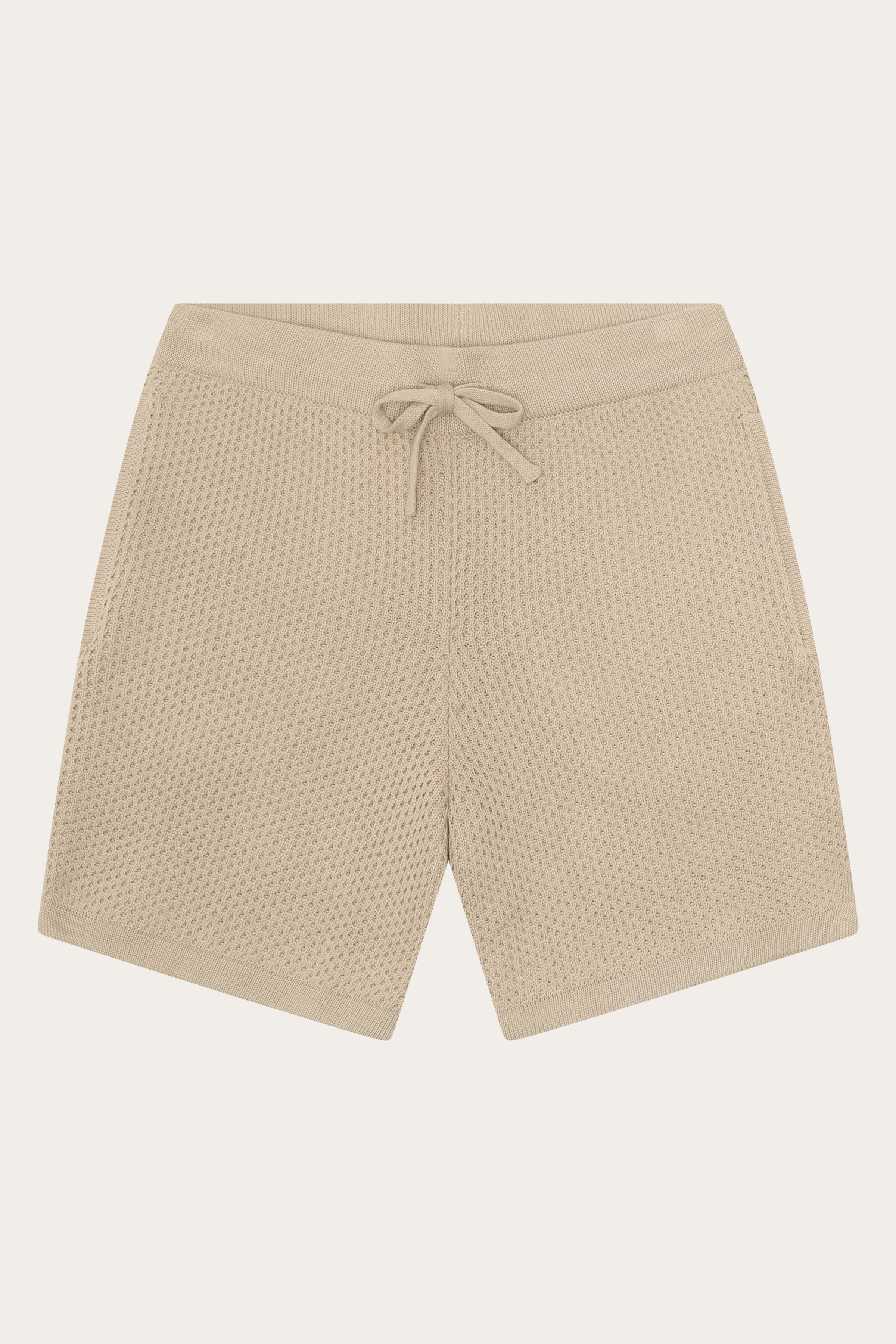 113236 - Damen vegan Knit Shorts Wide Light Feather Gray