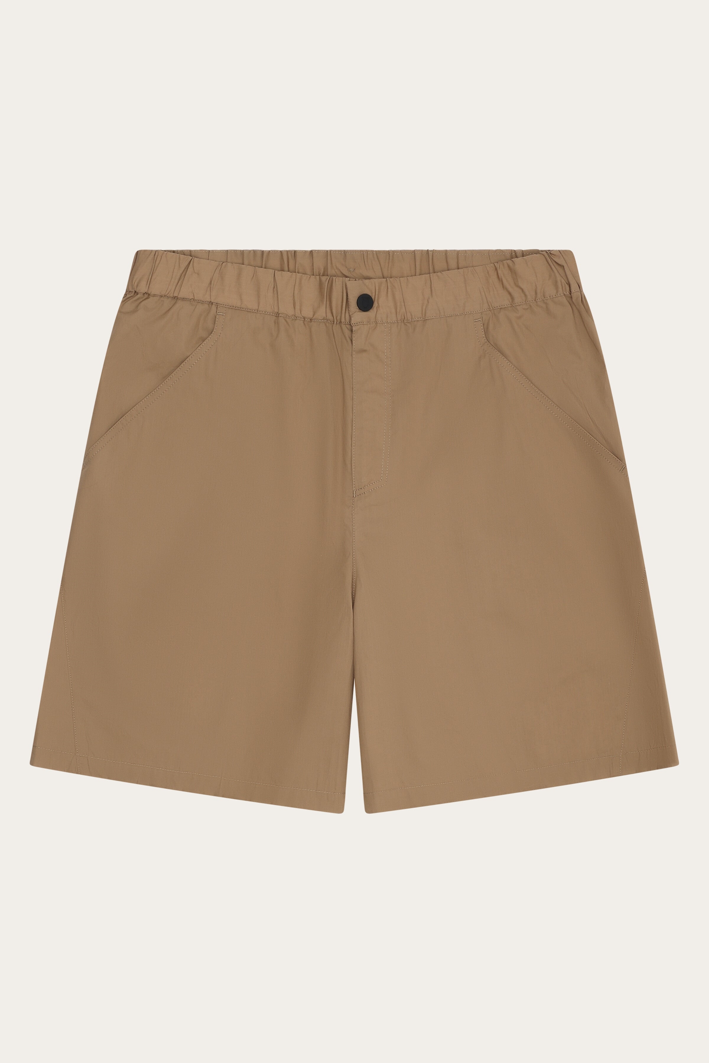 Image of KnowledgeCotton Apparel mannen vegan Shorts Voor Heren Storm Relaxed Vent Ripstop 90 Tuffet Brown