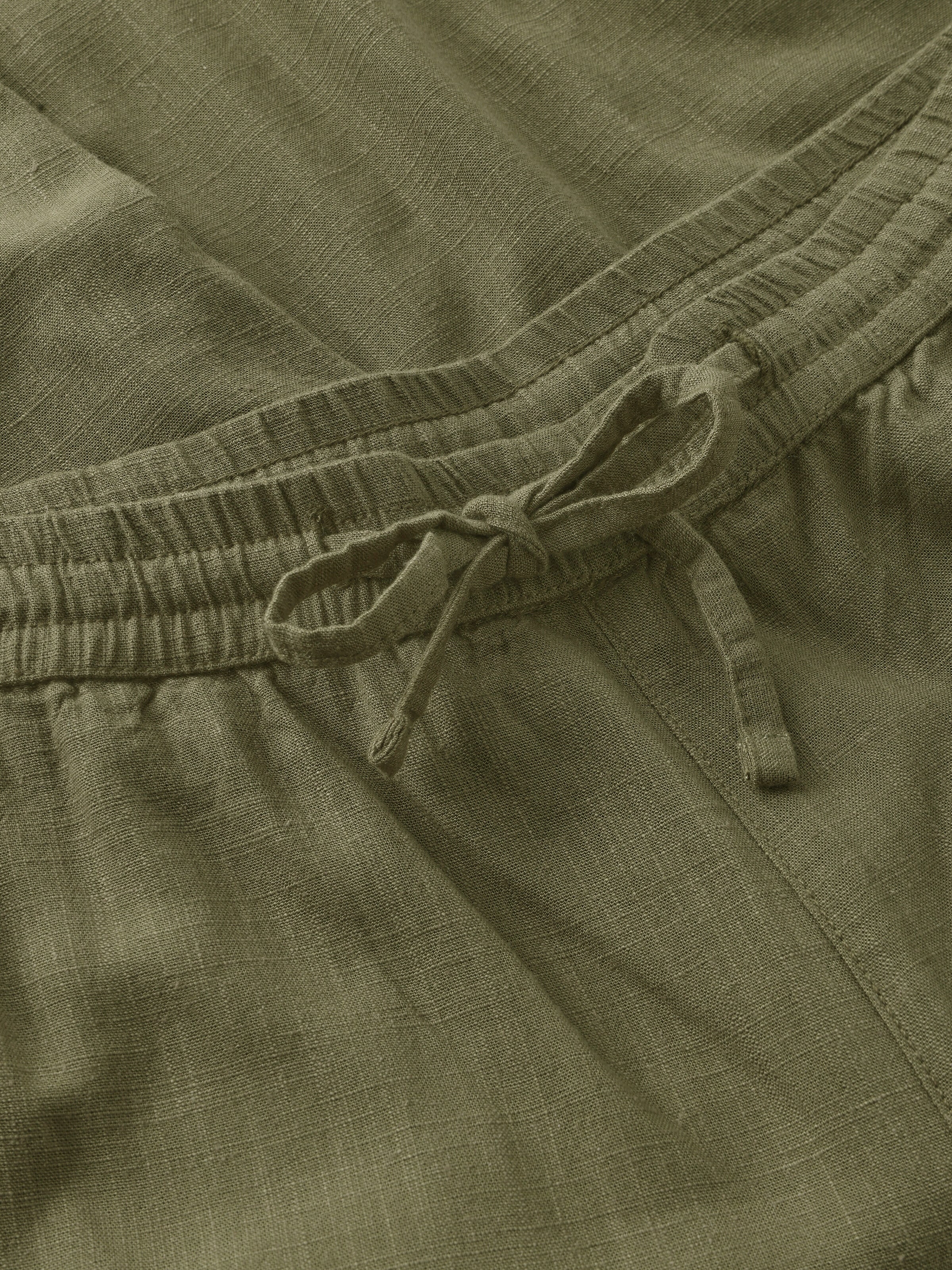 113380 - Herren vegan Hose Tim Tapered Leinen Mix Gebrannte Olive 113380 - Herren vegan Hose Tim Tapered Leinen Mix Gebrannte Olive