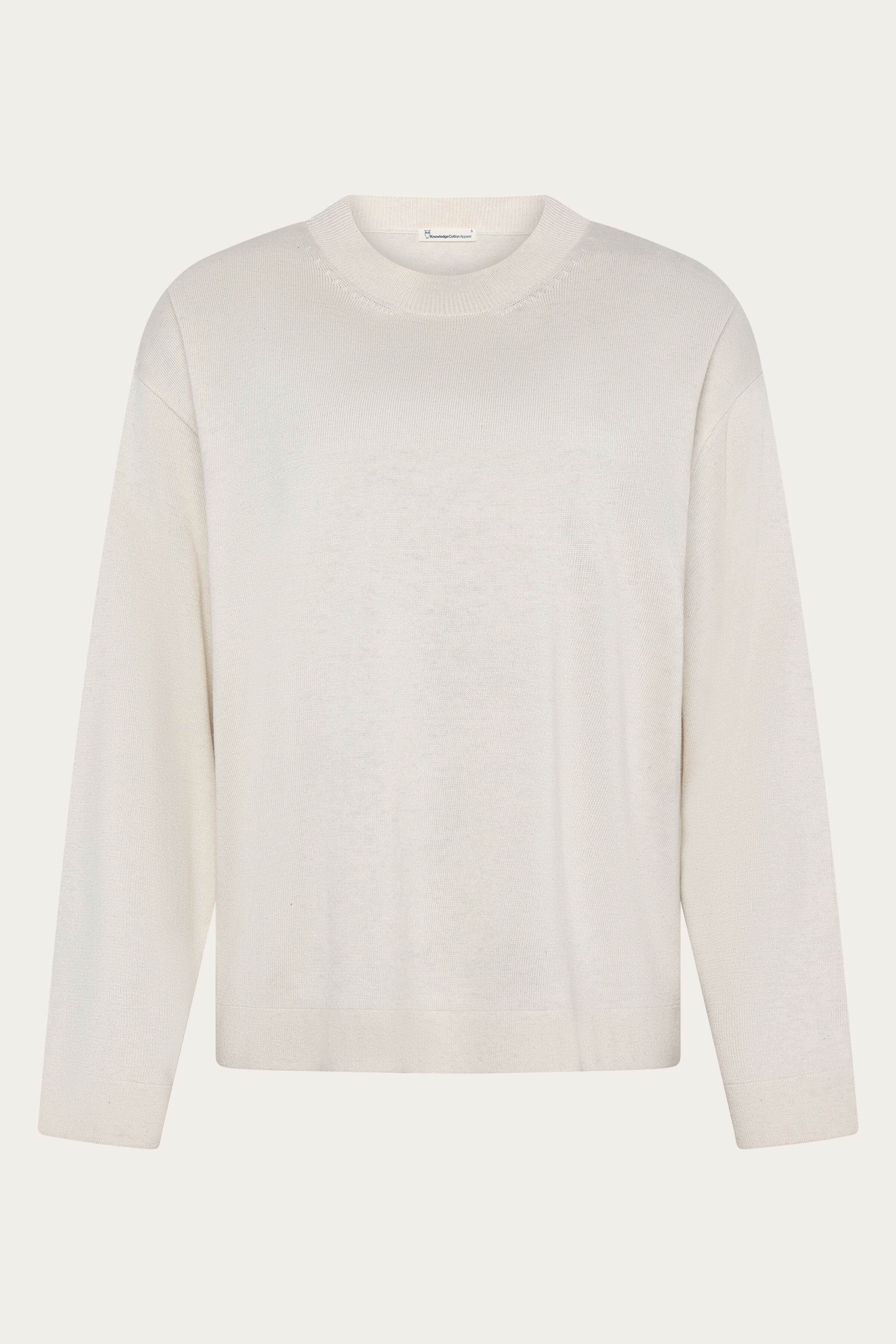 Image of KnowledgeCotton Apparel dames vegan Truienmix Reiger Wit