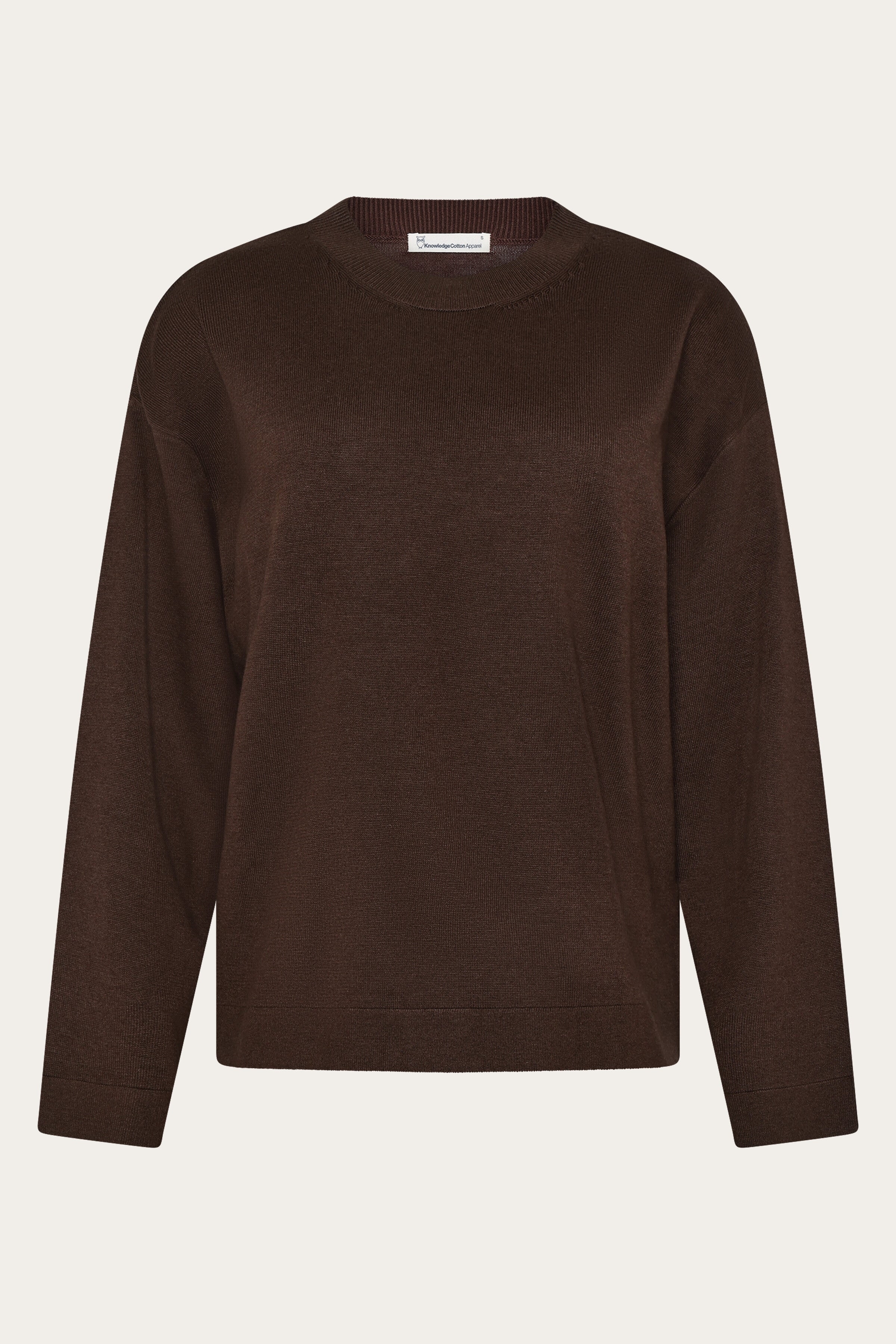 Image of KnowledgeCotton Apparel dames vegan Geschaafde Chocolade Van Sweater Mix