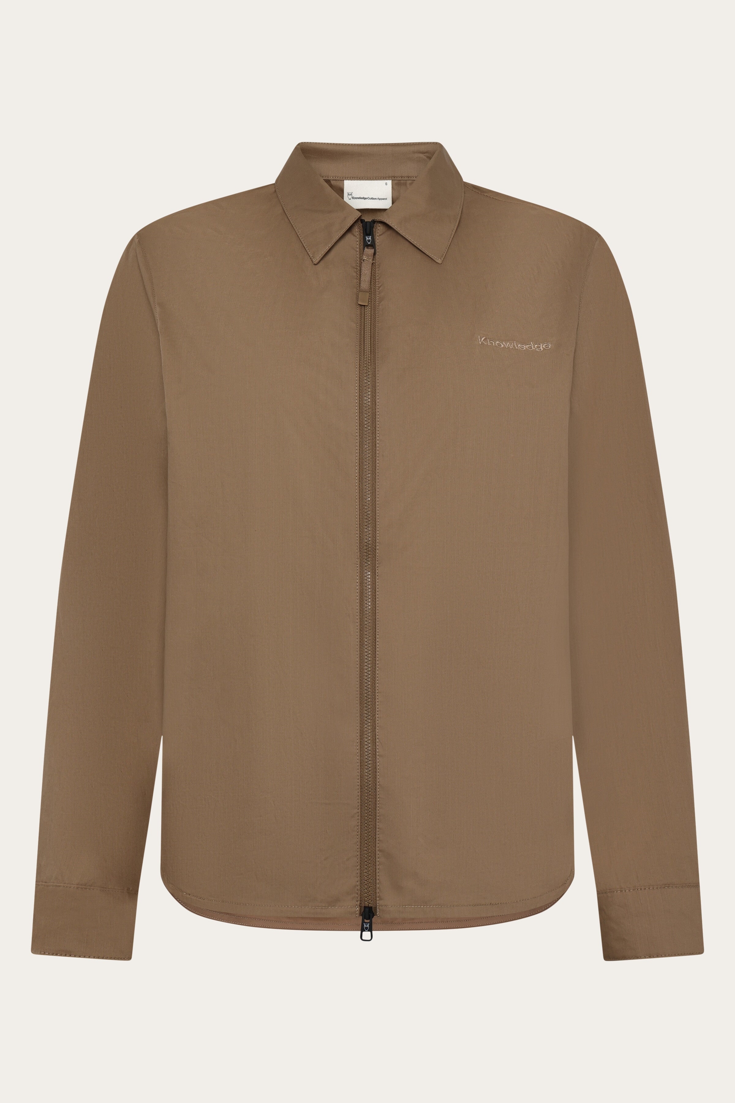 Image of KnowledgeCotton Apparel dames vegan Overhemd Voor Dames Met Ventilatie, Ripstop, Maat 90, Tuffe Bruin