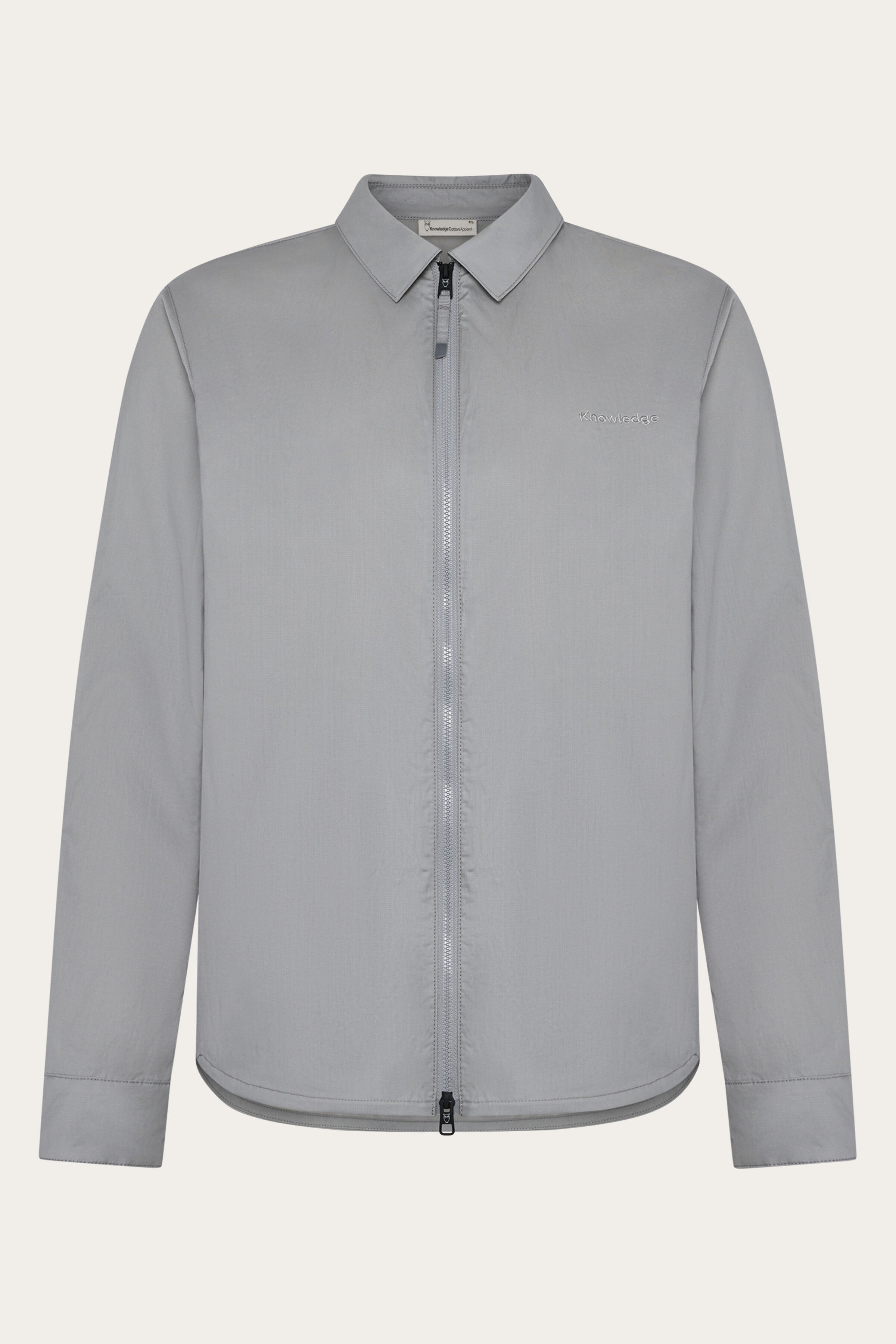 Image of KnowledgeCotton Apparel dames vegan Overhemd Voor Dames Met Ventilatie, Ripstop, 90 Ultimate Grijs