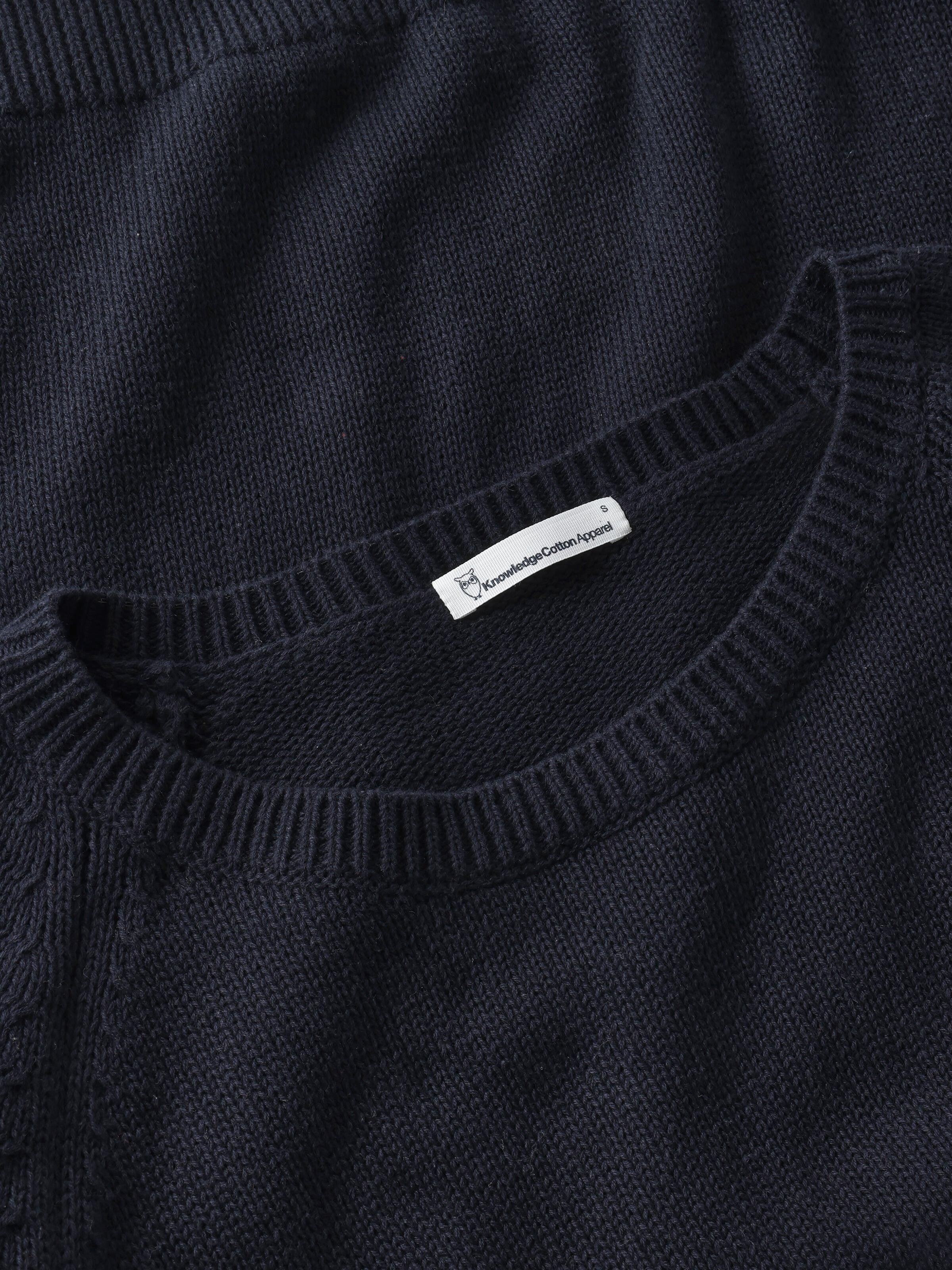 113519 - Damen vegan Pullover Damen Rundhalsausschnitt Night Sky Navy