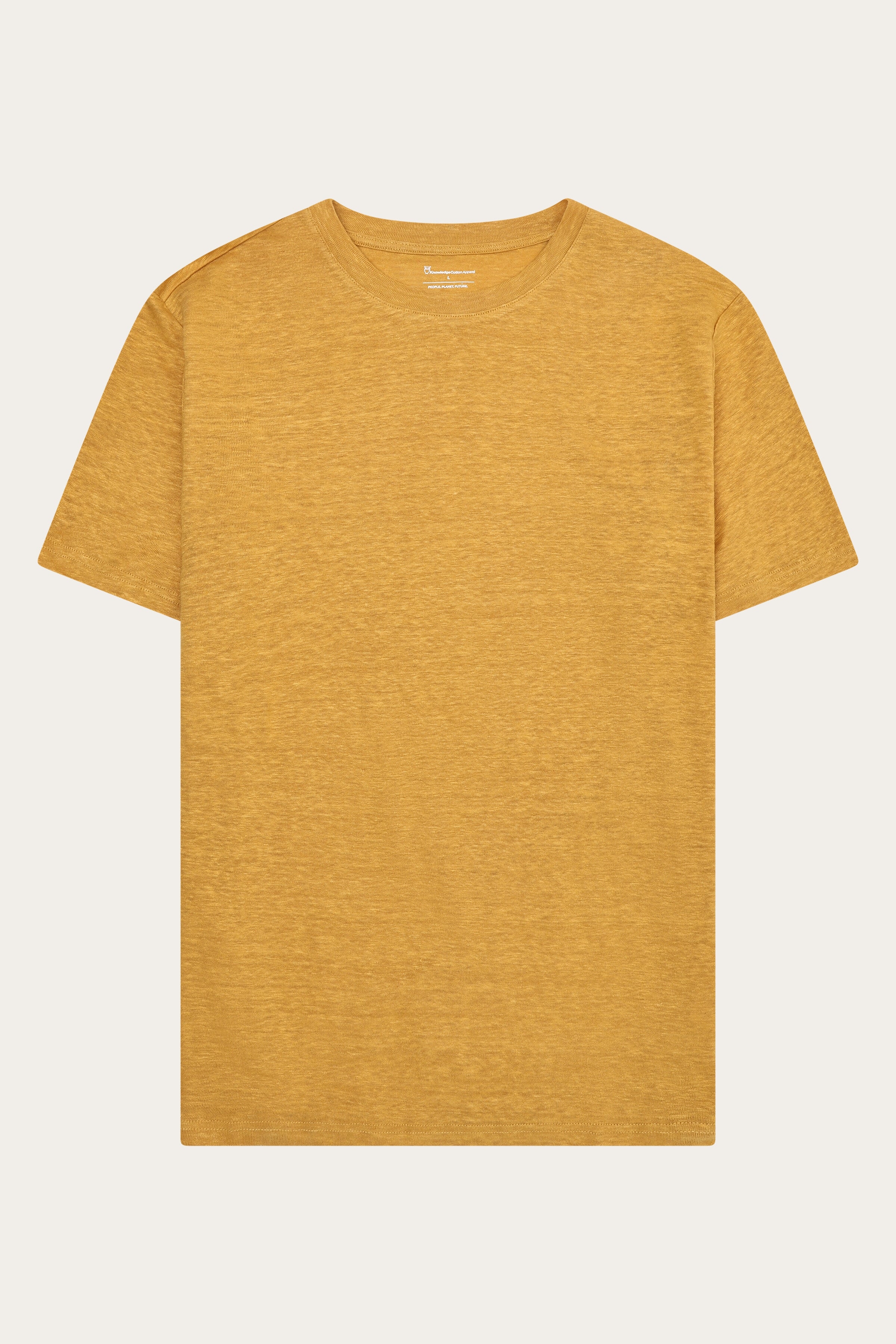 113540 - Herren vegan T-Shirt Herren Leinen Amber Gold