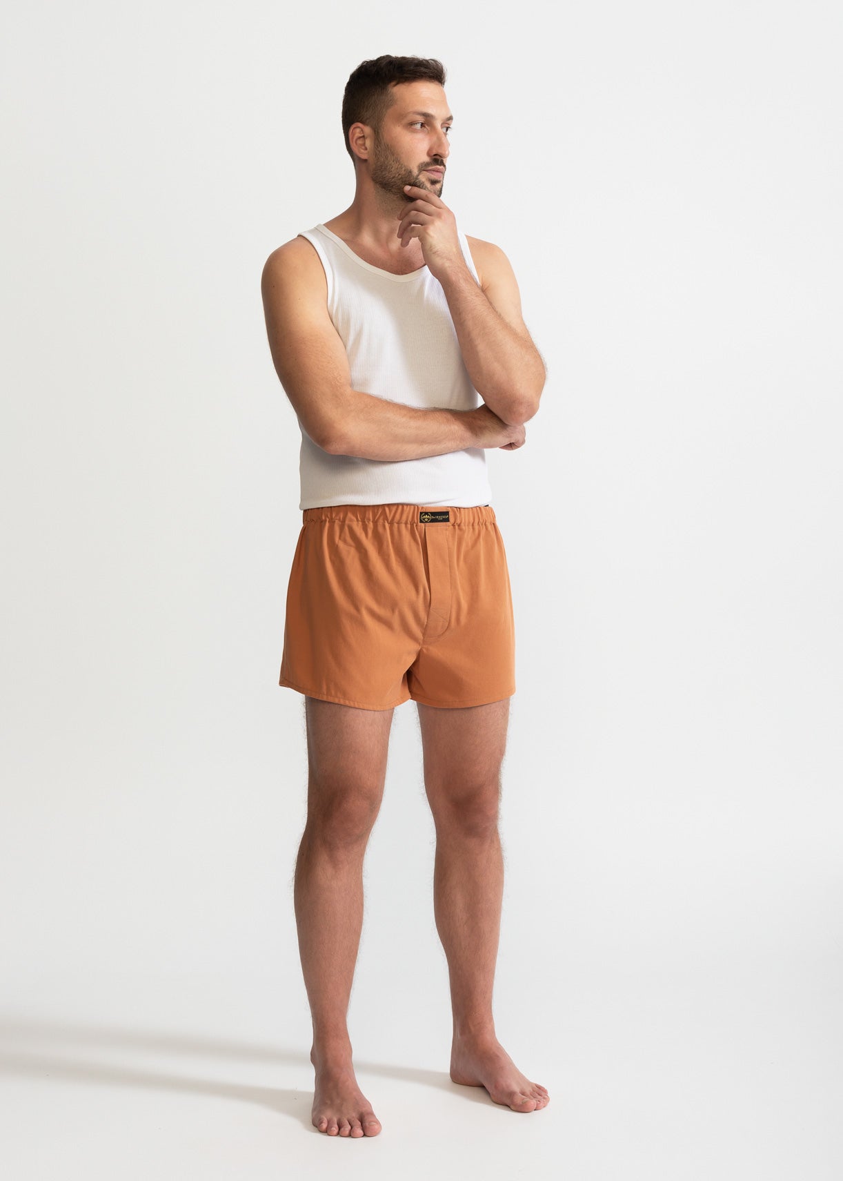 De IONESCU Boxer Shorts Camel Brown