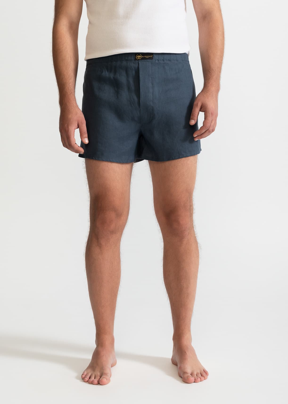 De IONESCU Boxer Shorts Linen Petrol