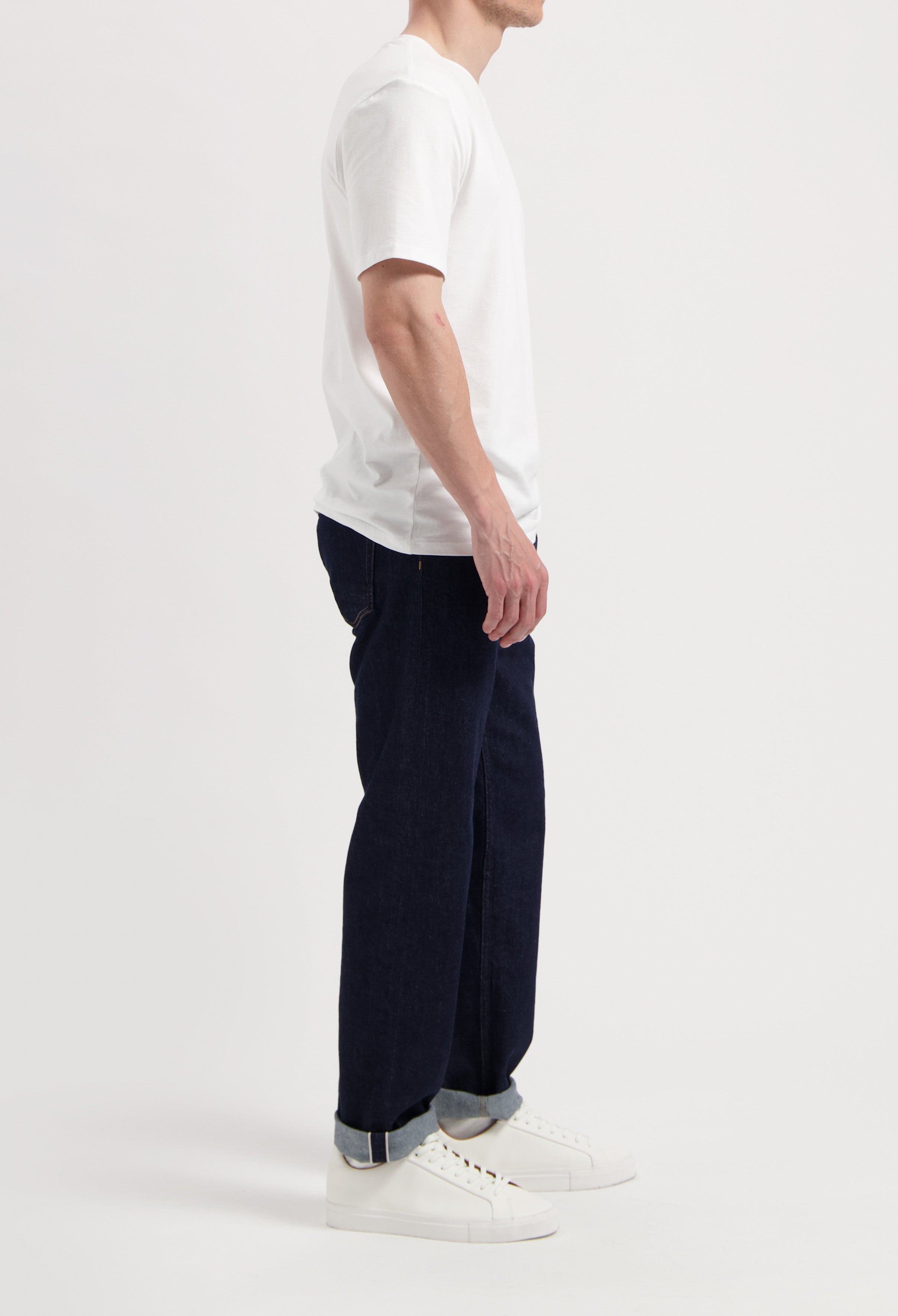 MUD Jeans men vegan Jeans Mid Tapered Hank Dip Dry Navy