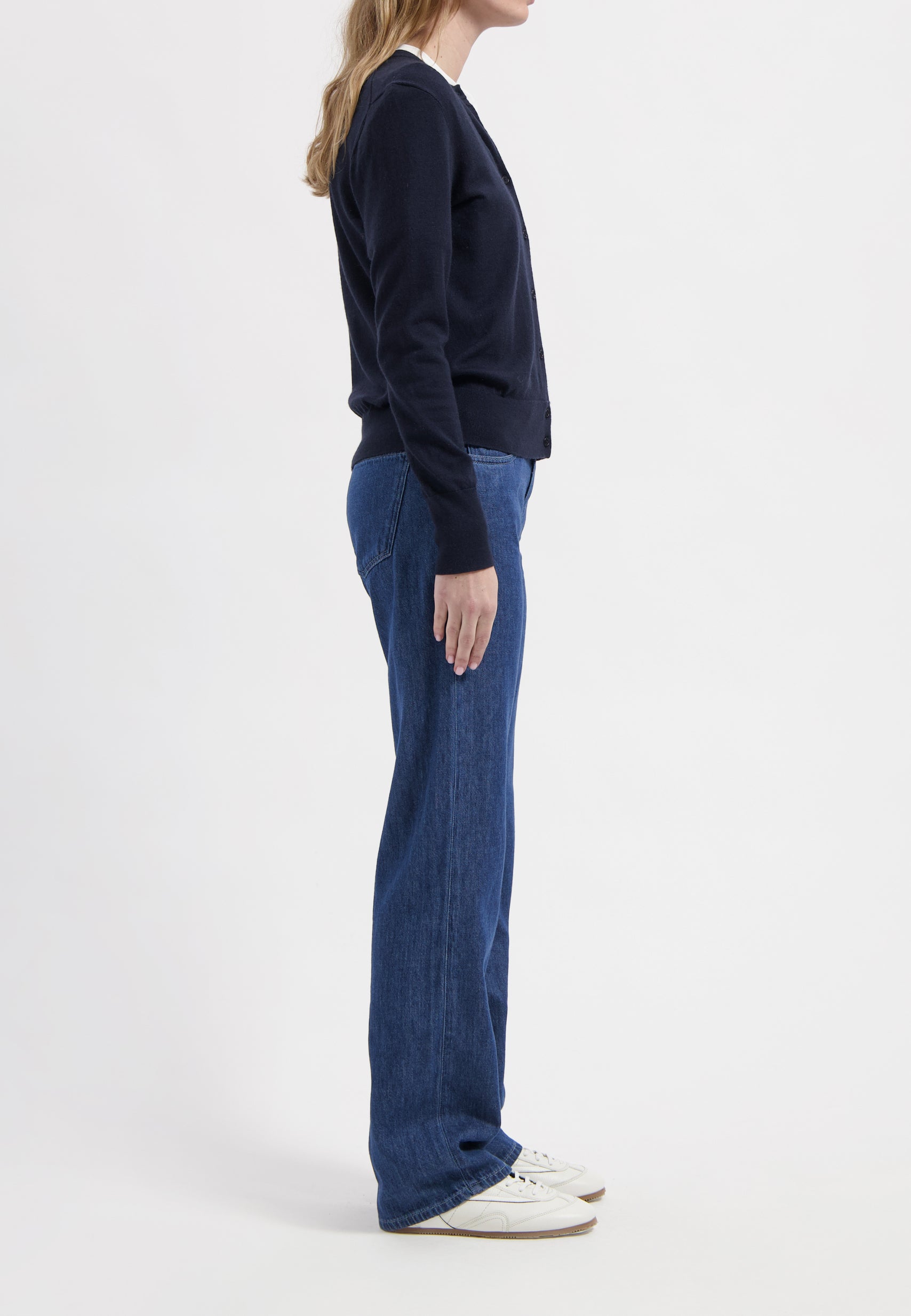 MUD Jeans womens vegan Jeans Mid Loose Flow Jamie Stone Indigo