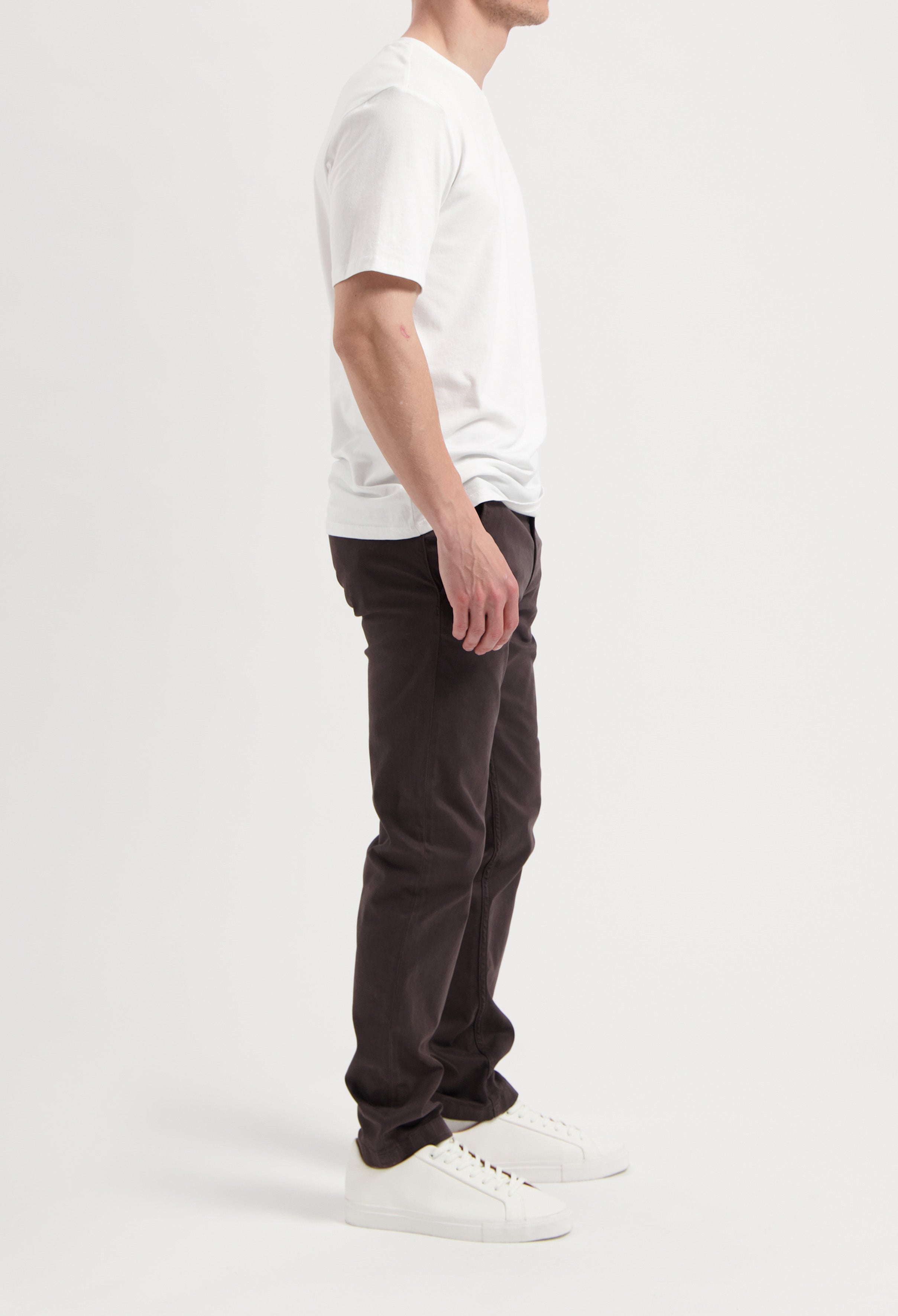 MUD Jeans men vegan Pants Mid Tapered Scott Charcoal