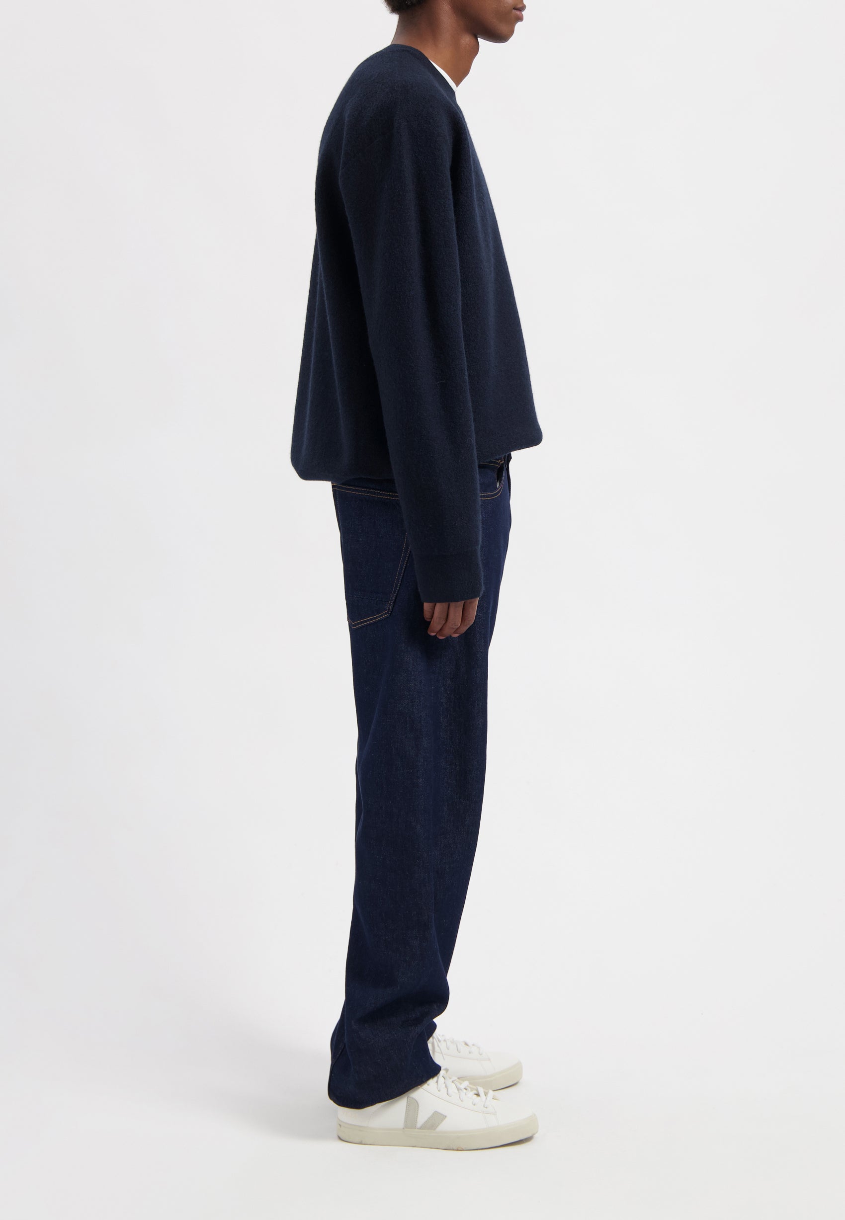 MUD Jeans men vegan Jeans Ben Mid Baggy Dry Dark Blue