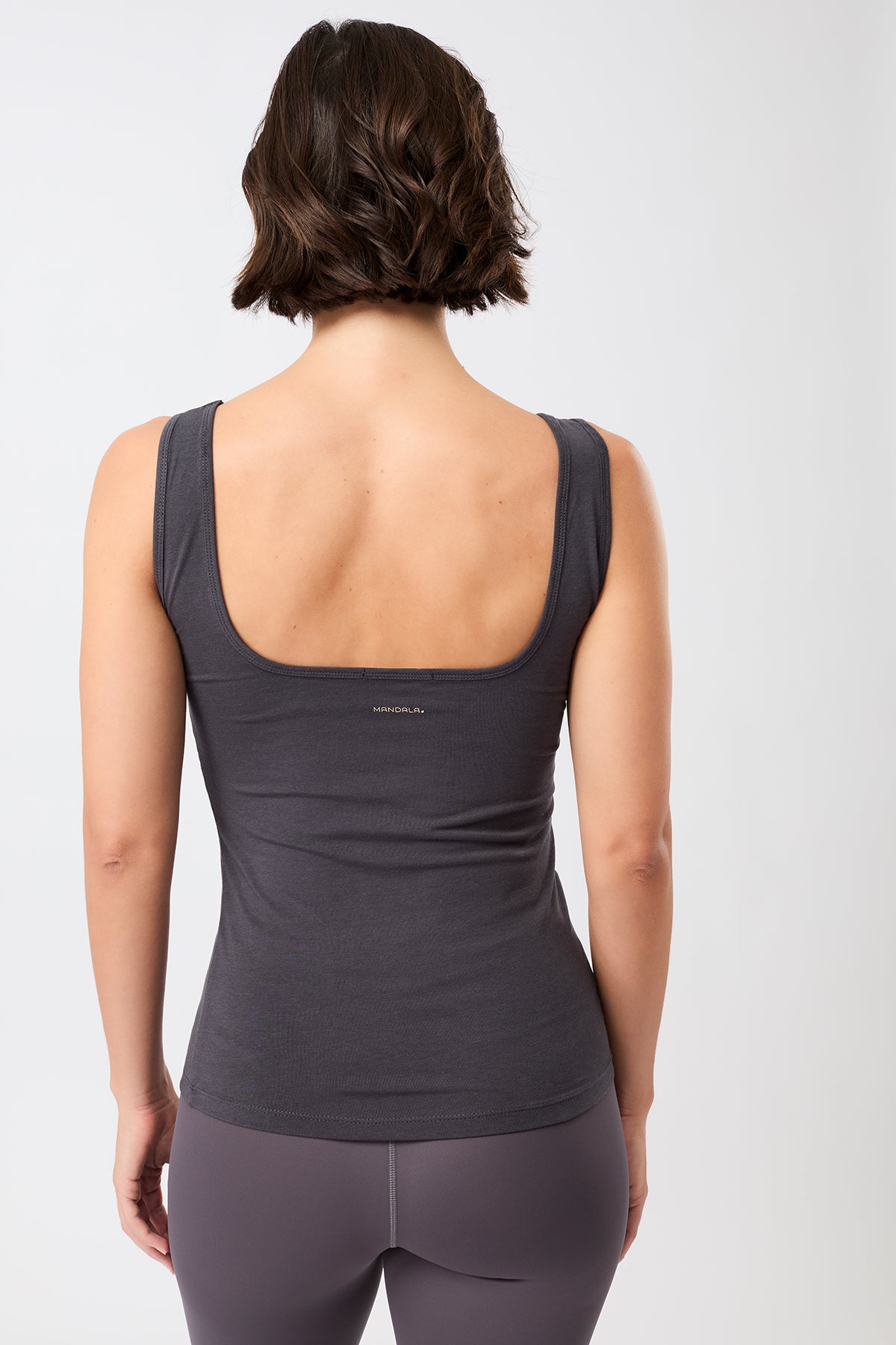 MANDALA womens vegan Tank Top Simple Onyx