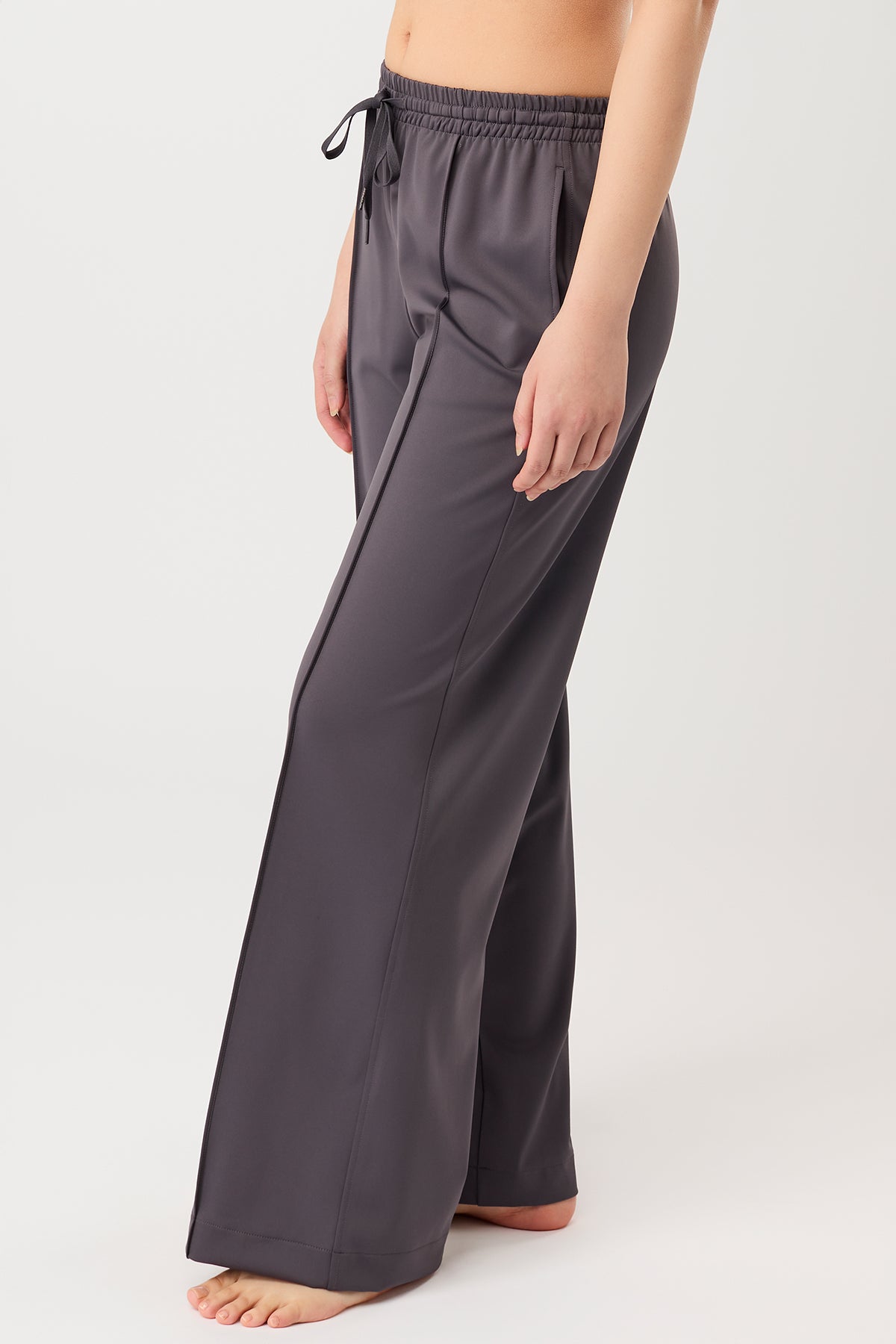 MANDALA womens vegan Pants Track Onyx Grey