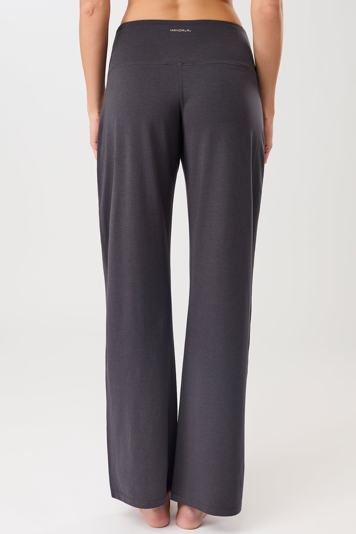 MANDALA womens vegan Pants Wide Leg Onyx